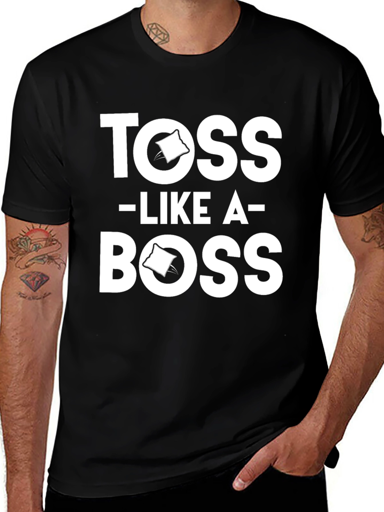 Toss Like A Boss Funny Graduation T-Shirt