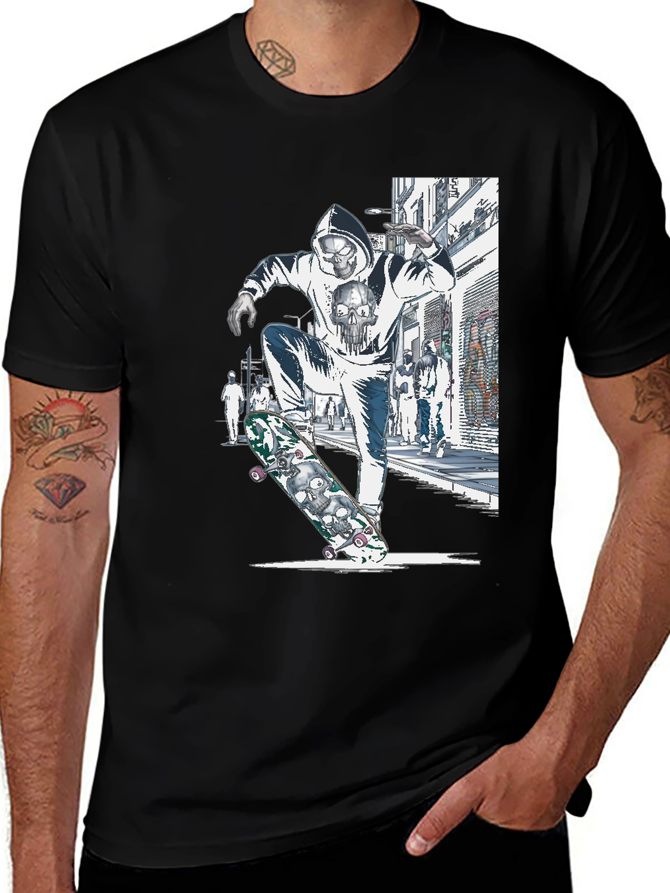 Variant 15 of Skateboarder Graphic Tee