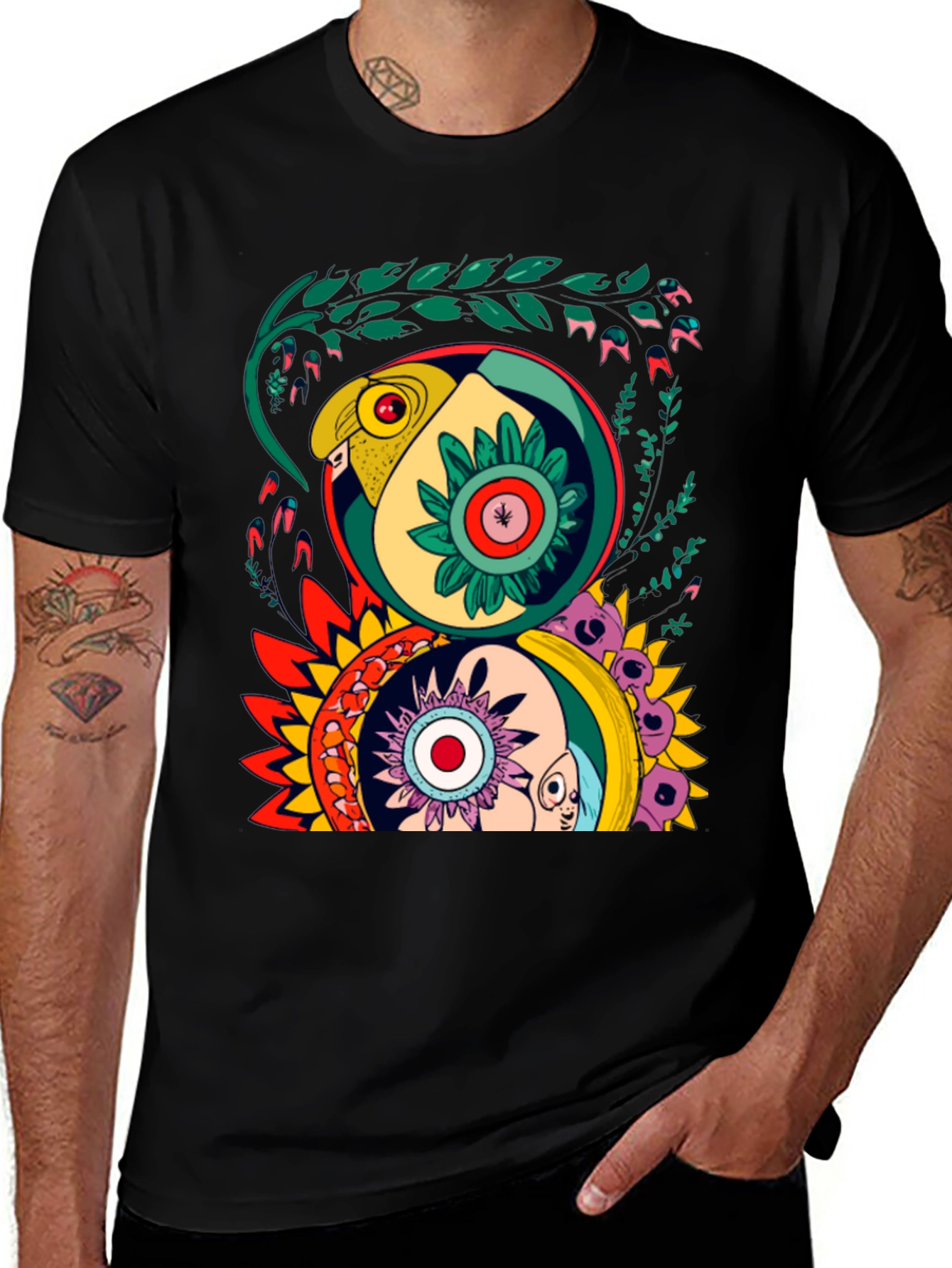 Variant 19 of Abstract Graphic Print Tee