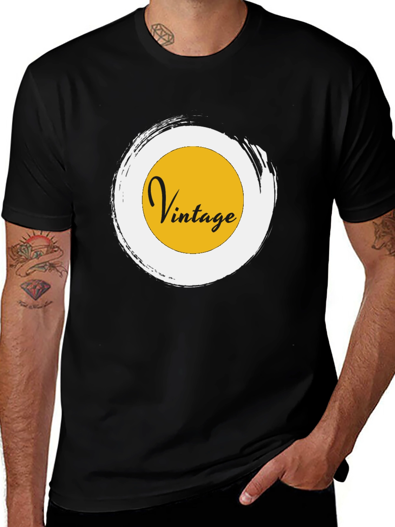 Variant 5 of Vintage Style Men's T-Shirt