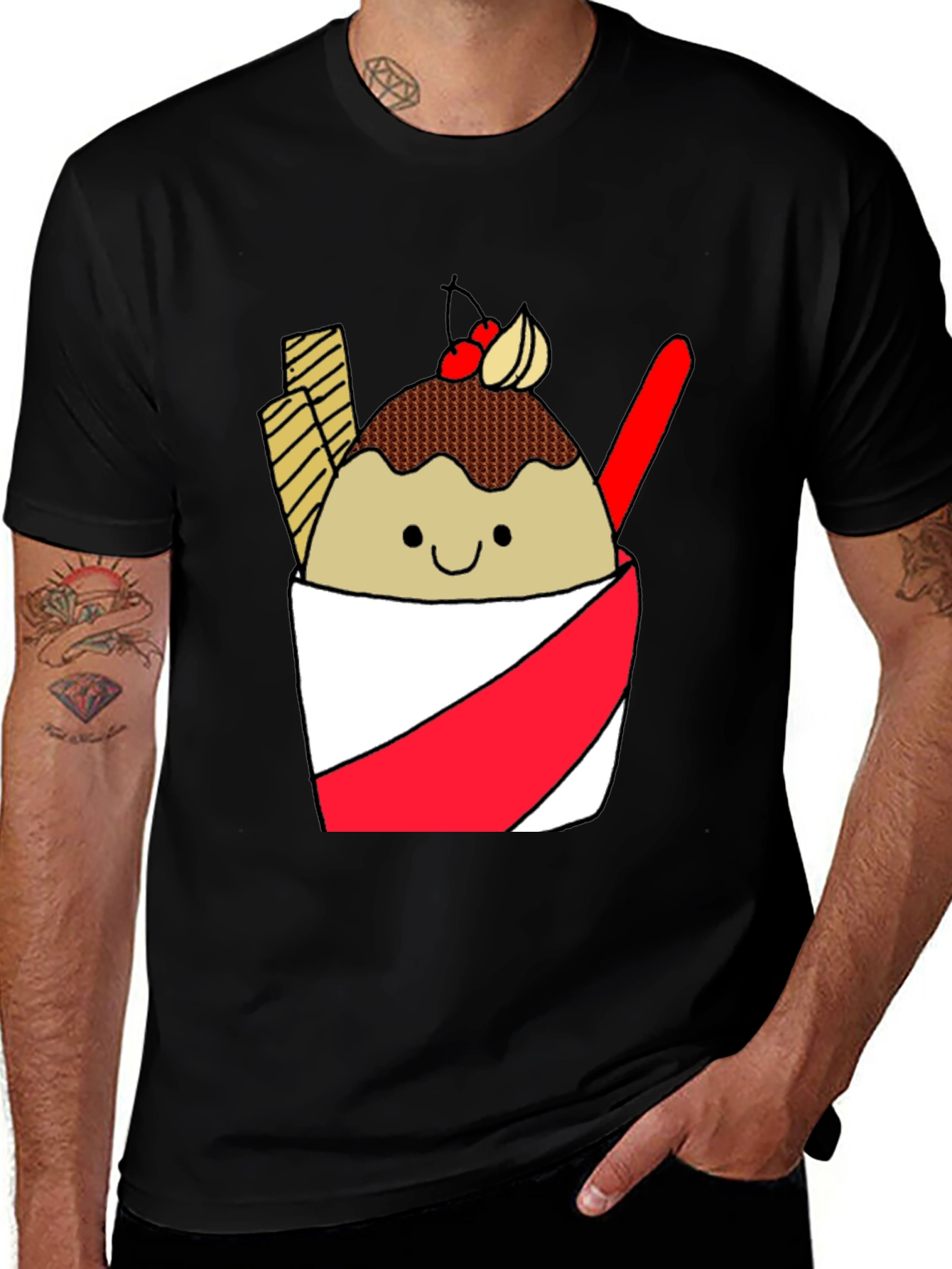 Variant 17 of Cute Dessert Graphic T-Shirt