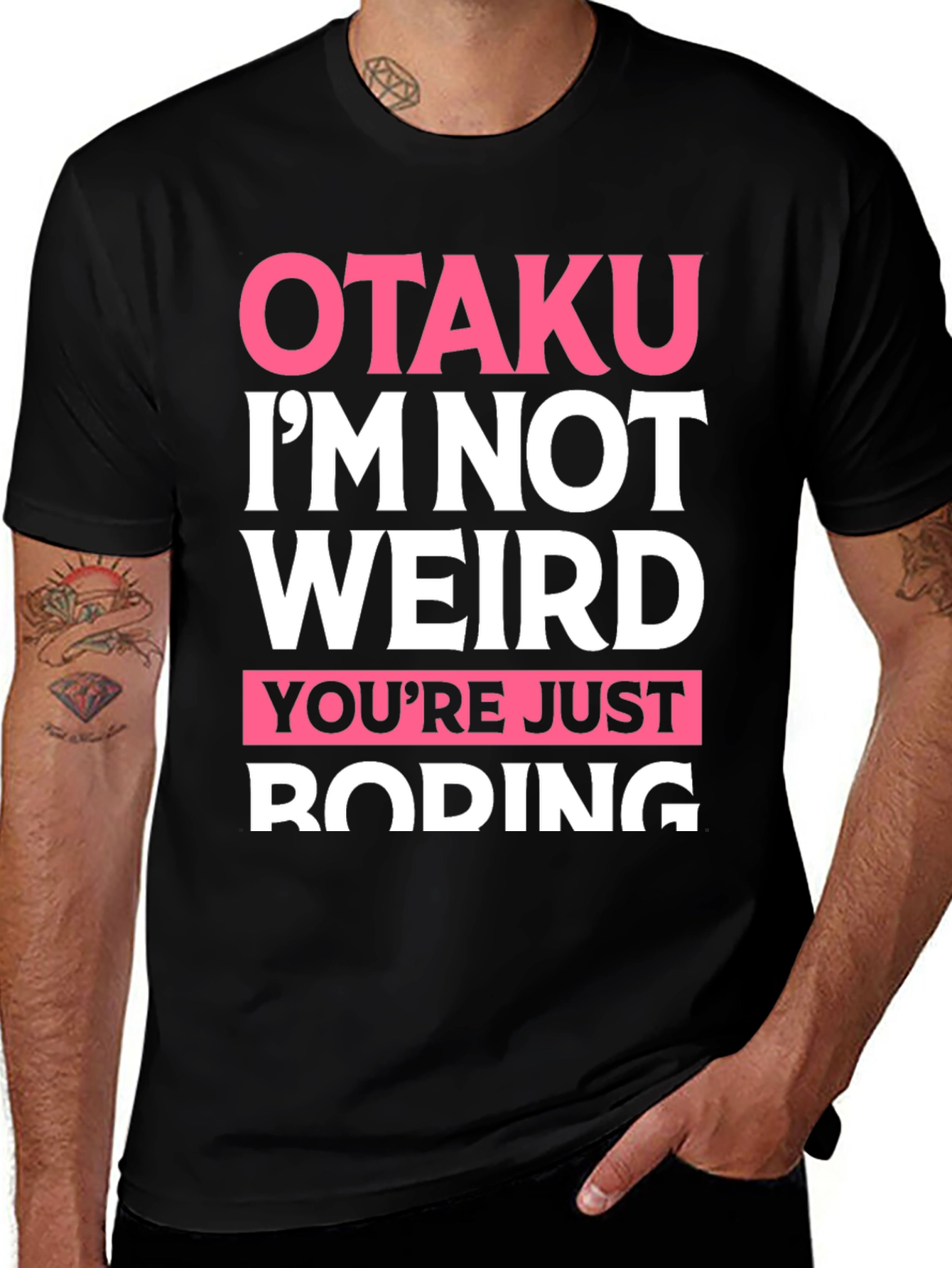Otaku I'm Not Weird T-Shirt Anime Lover Tee