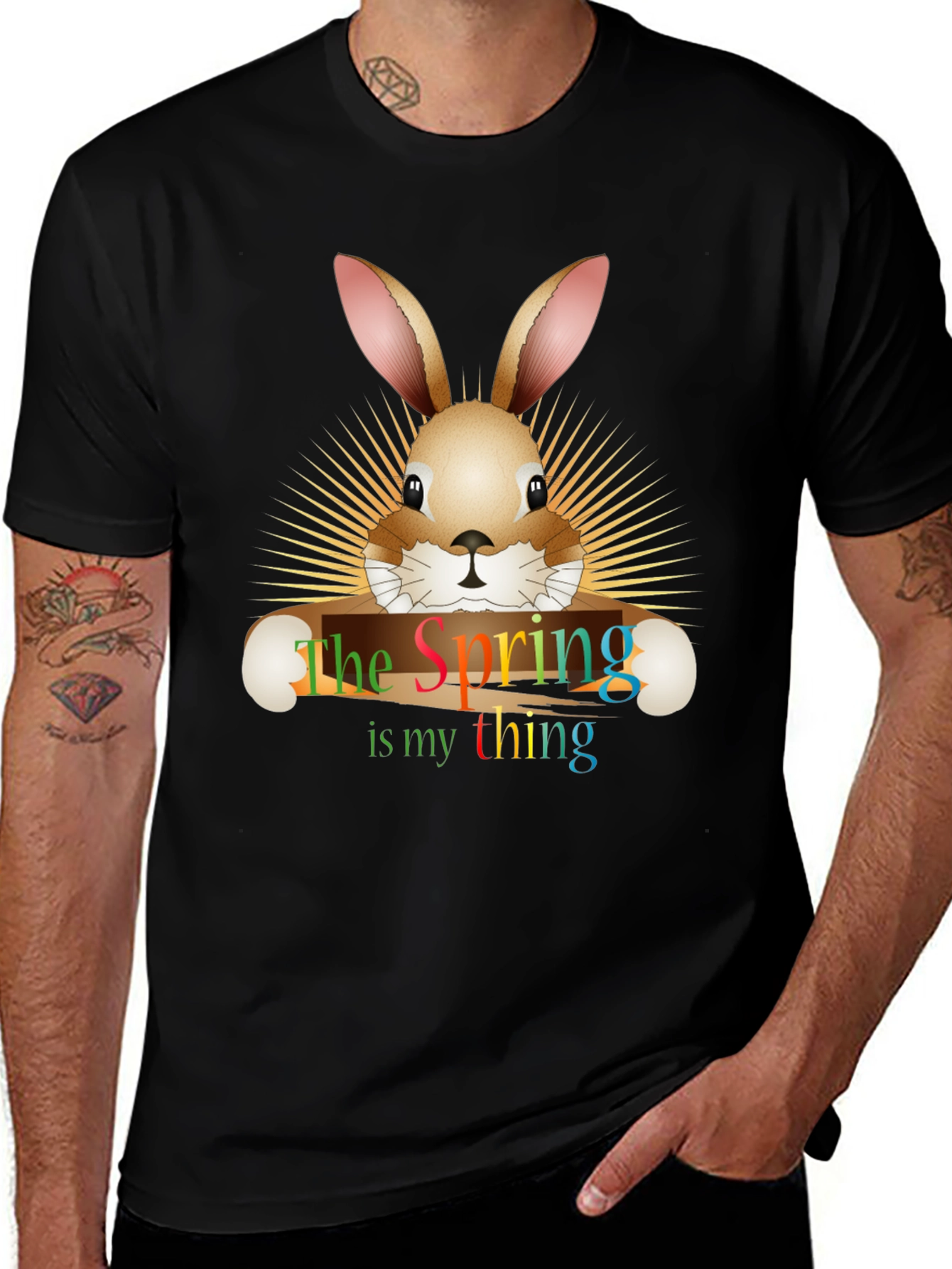 Variant 3 of The Spring Is My Thing Rabbit T-Shirt