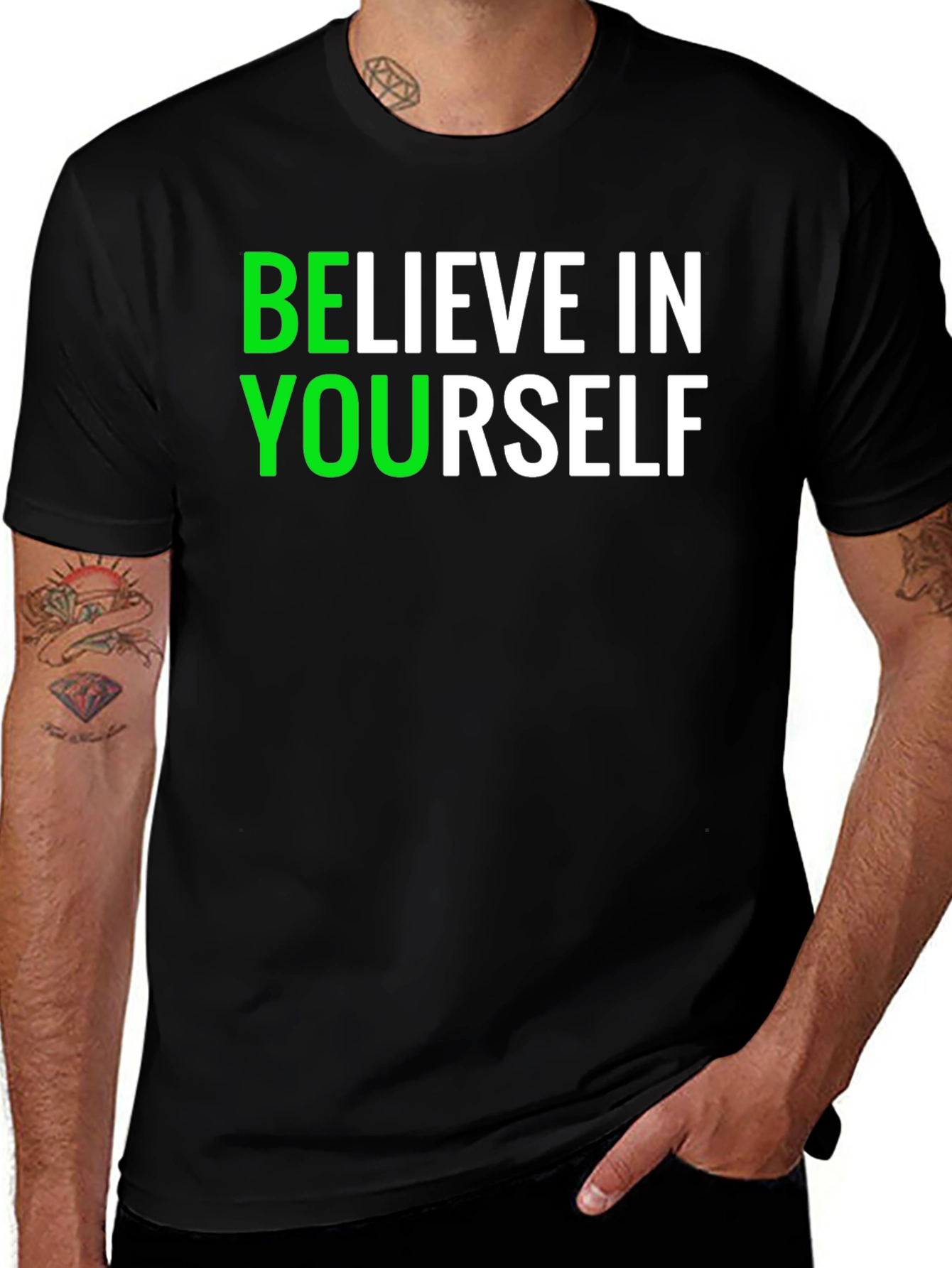 Variant 2 of Believe In Yourself Graphic T-Shirt