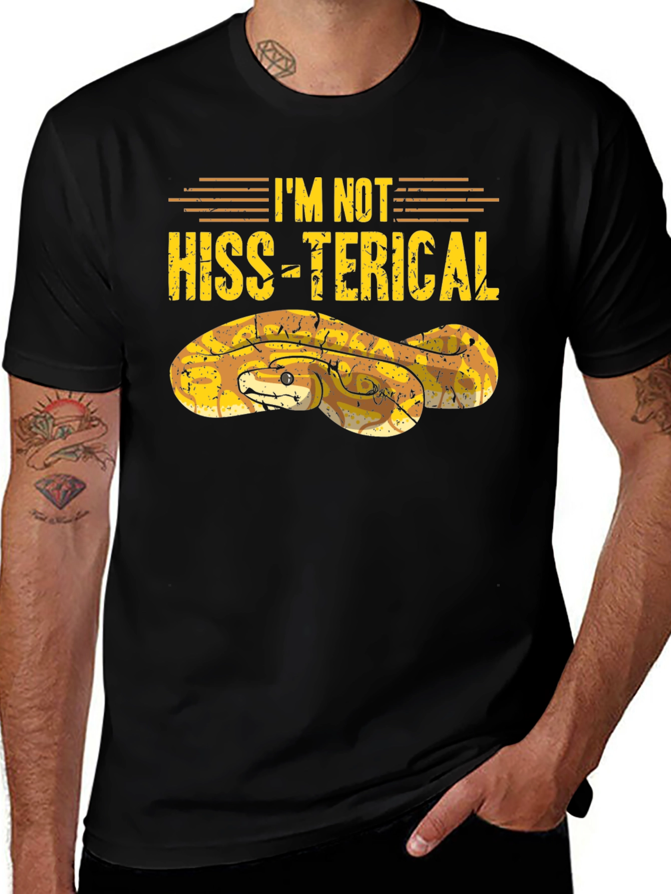 Variant 21 of I'm Not Hiss-terical Snake T-Shirt