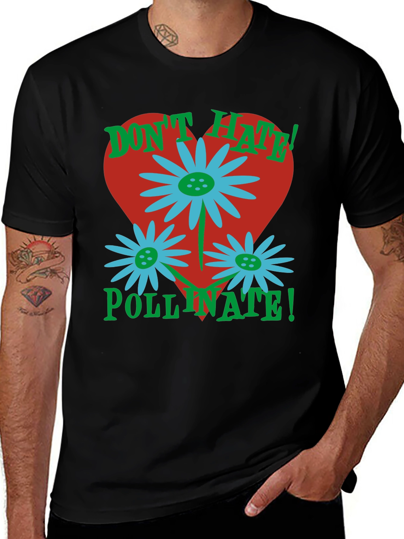 Variant 2 of Don't Hate Pollinate T-Shirt