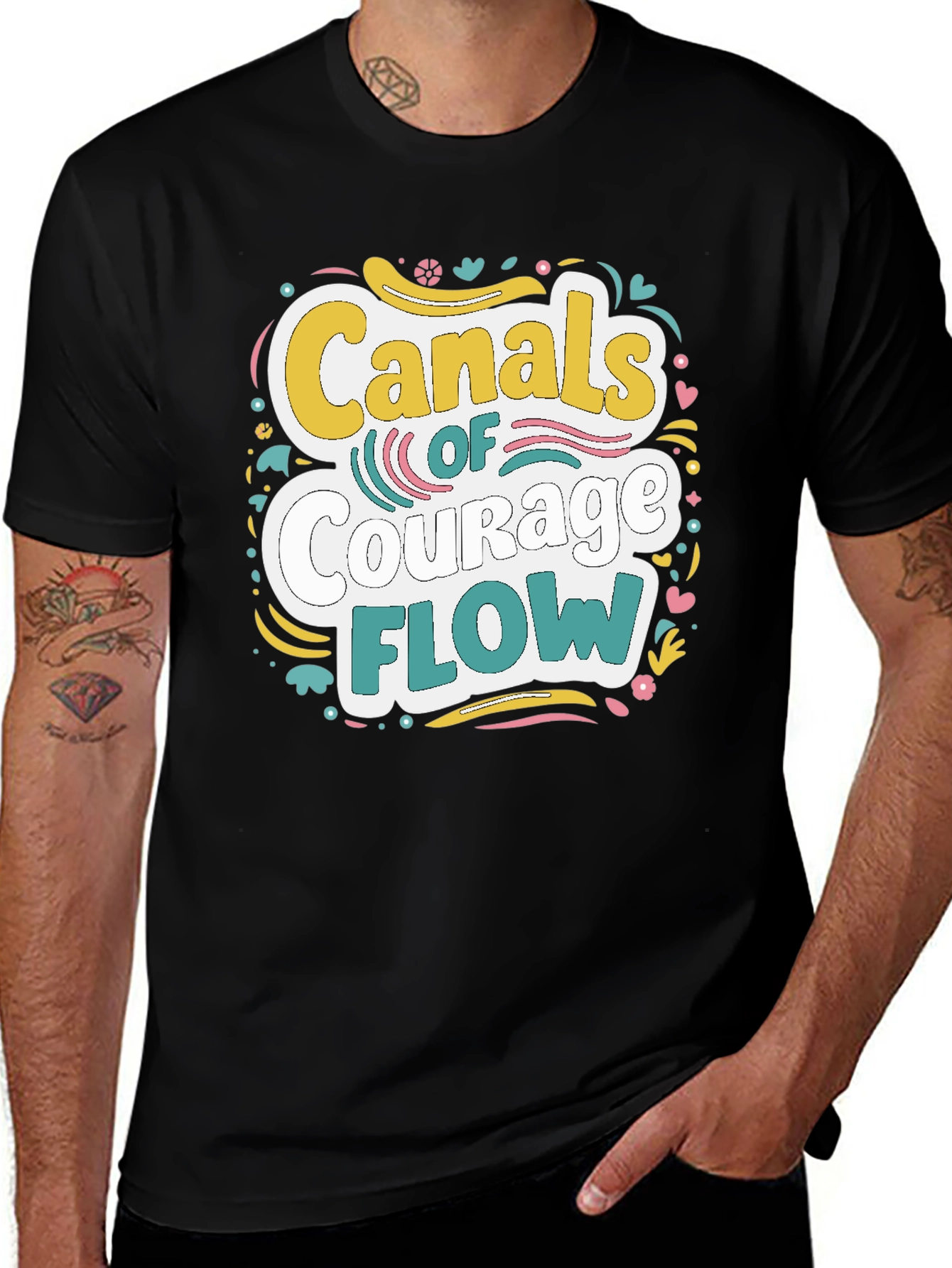Canals of Courage Flow Graphic T-Shirt