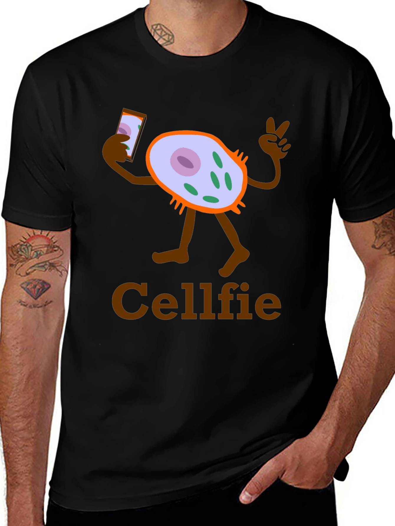 Cellfie T-Shirt: Biology Pun Tee