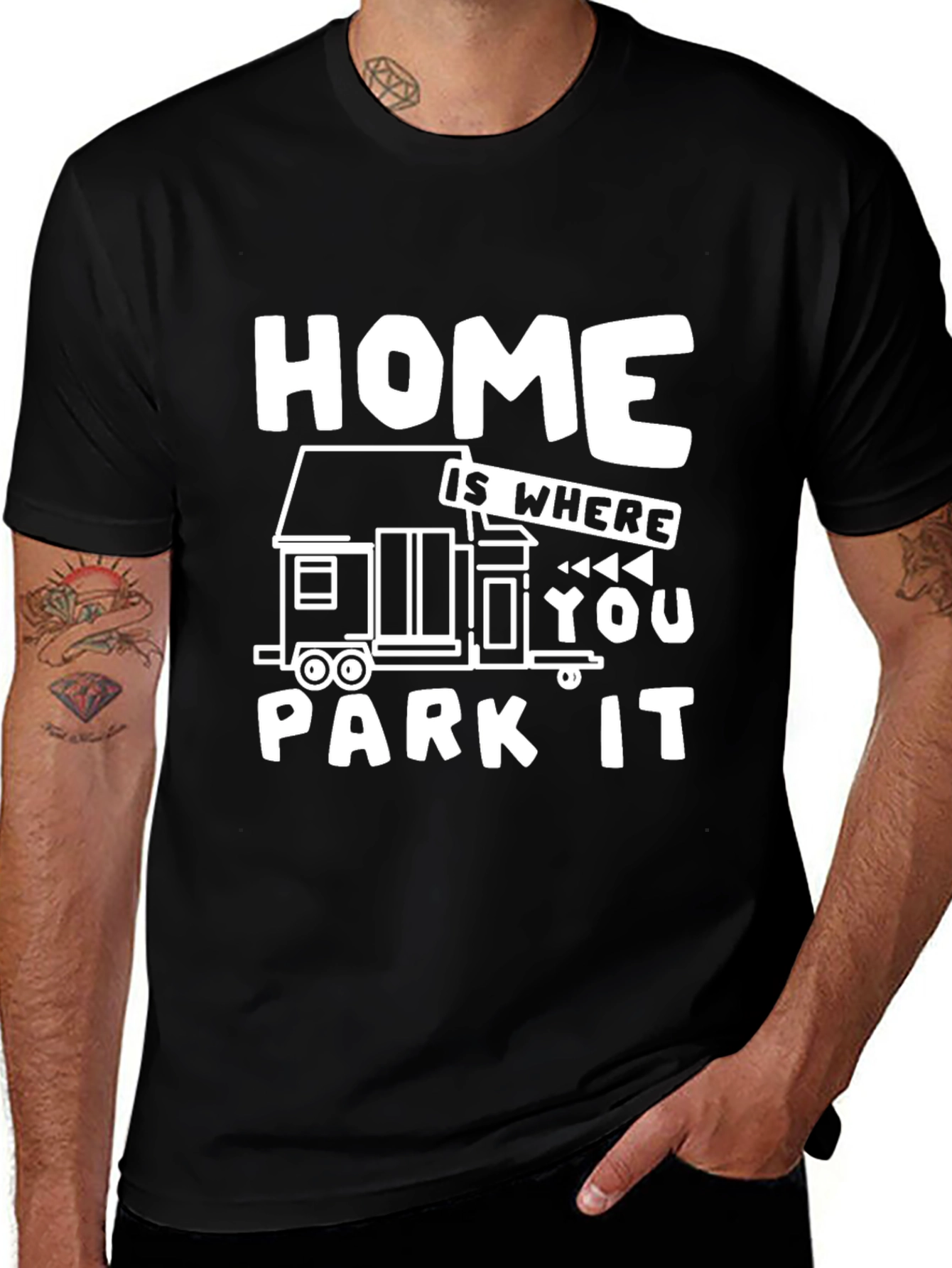 Variant 24 of Home Is Where You Park It Graphic T-Shirt