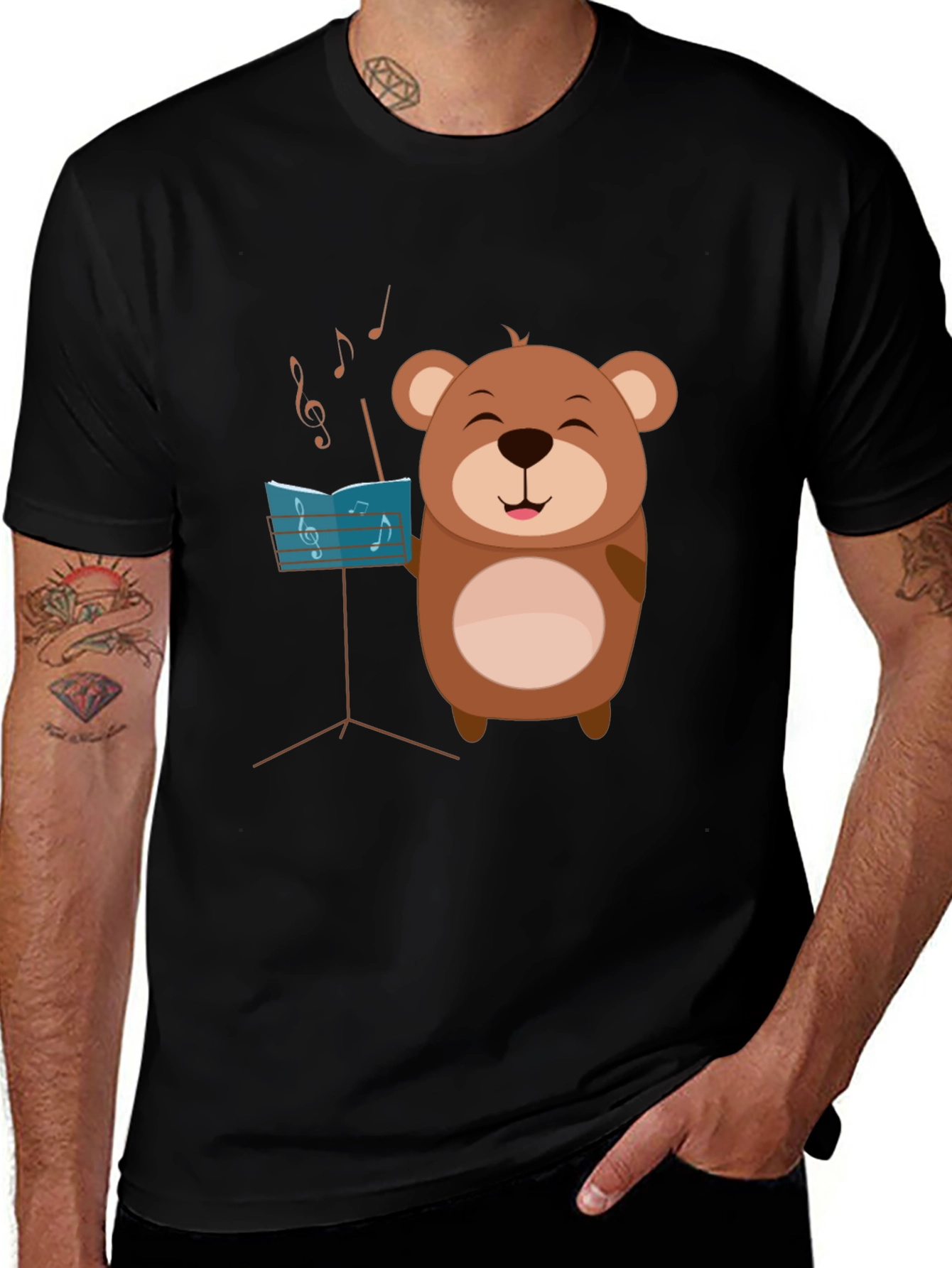 Variant 29 of Musical Bear T-Shirt - Cute Conductor Design
