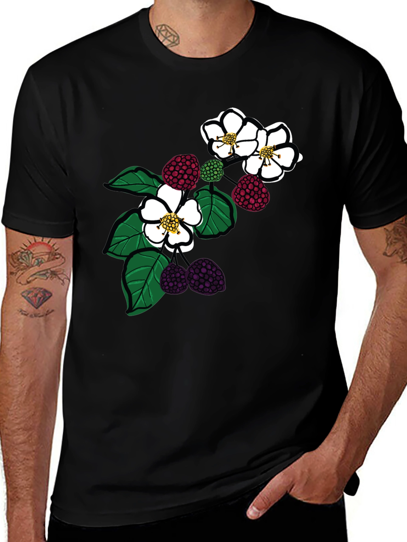 Variant 18 of Blackberry Blossom T-Shirt