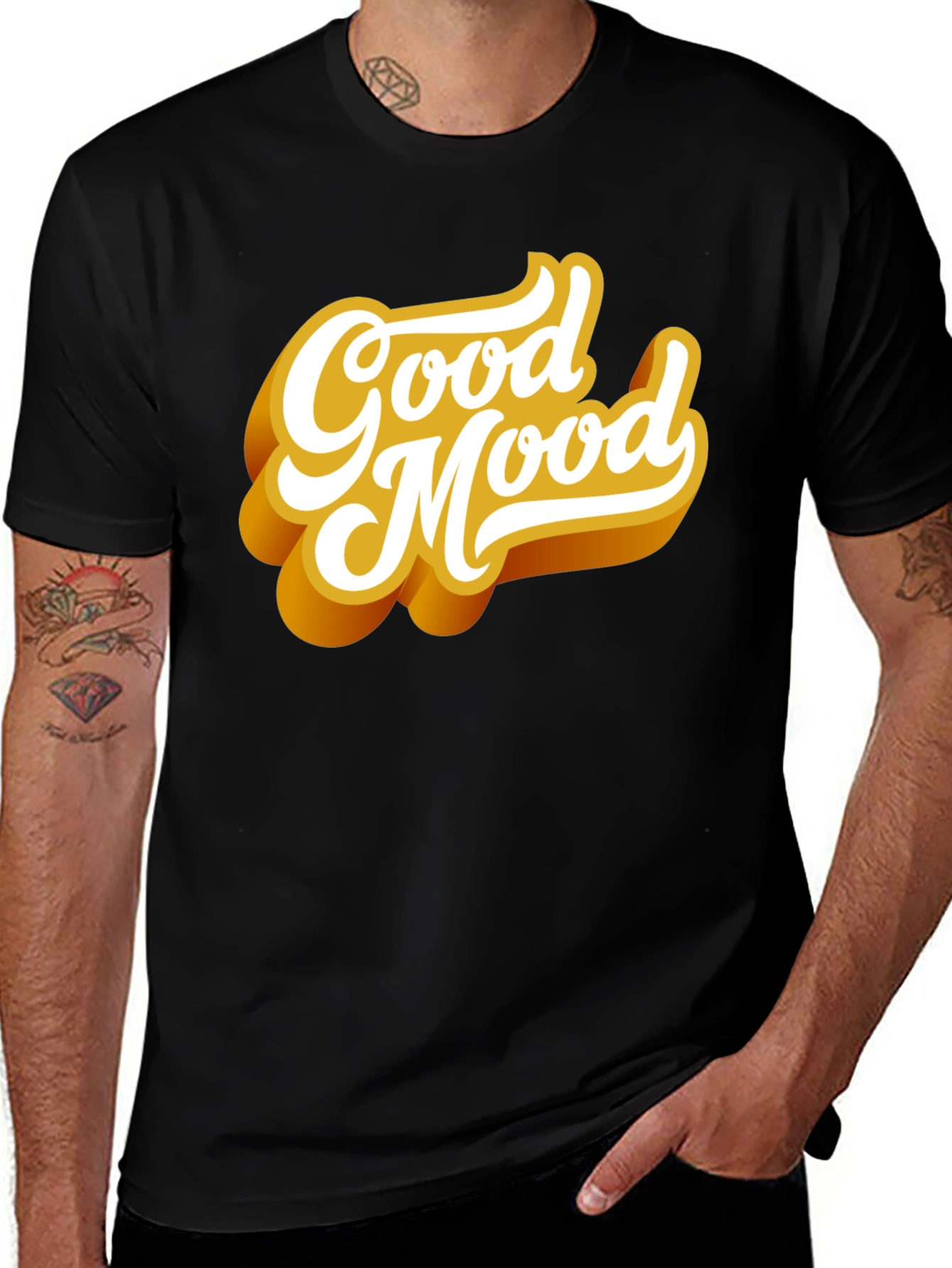 Variant 22 of Good Mood Graphic T-Shirt - Casual Style