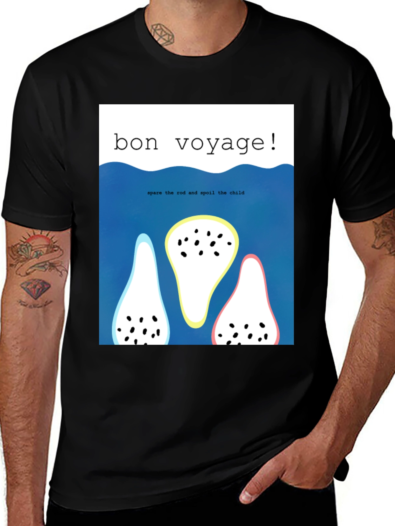 Variant 26 of Bon Voyage Graphic T-Shirt