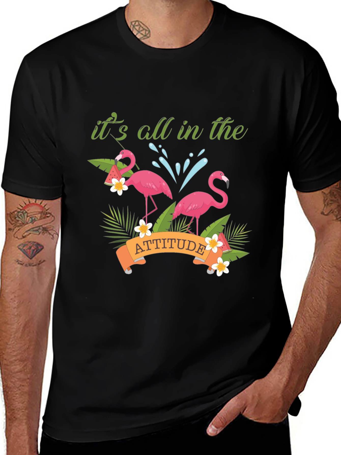 Variant 11 of Flamingo Attitude T-Shirt