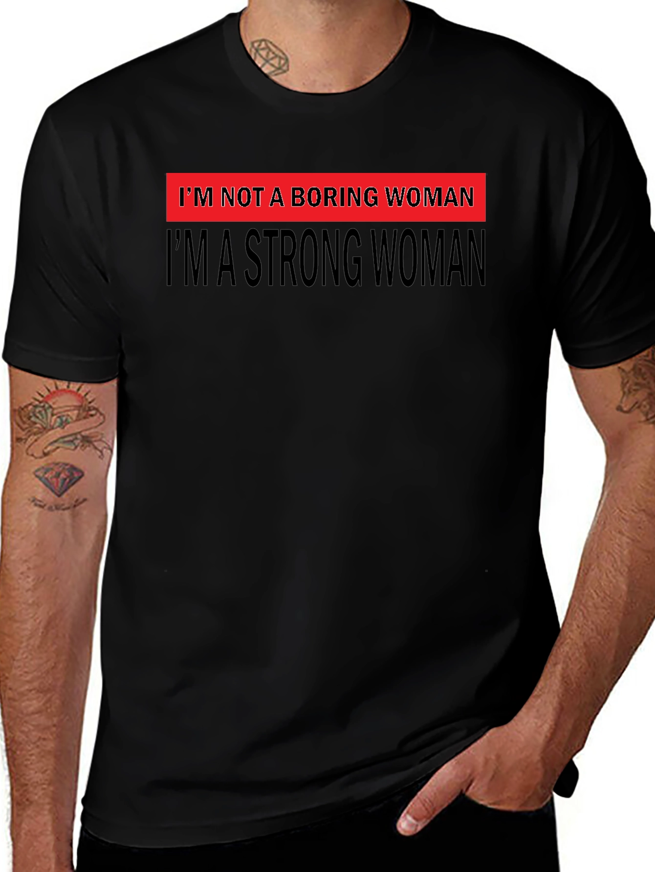 Variant 9 of Strong Woman Graphic Tee - Bold Feminist Statement T-Shirt