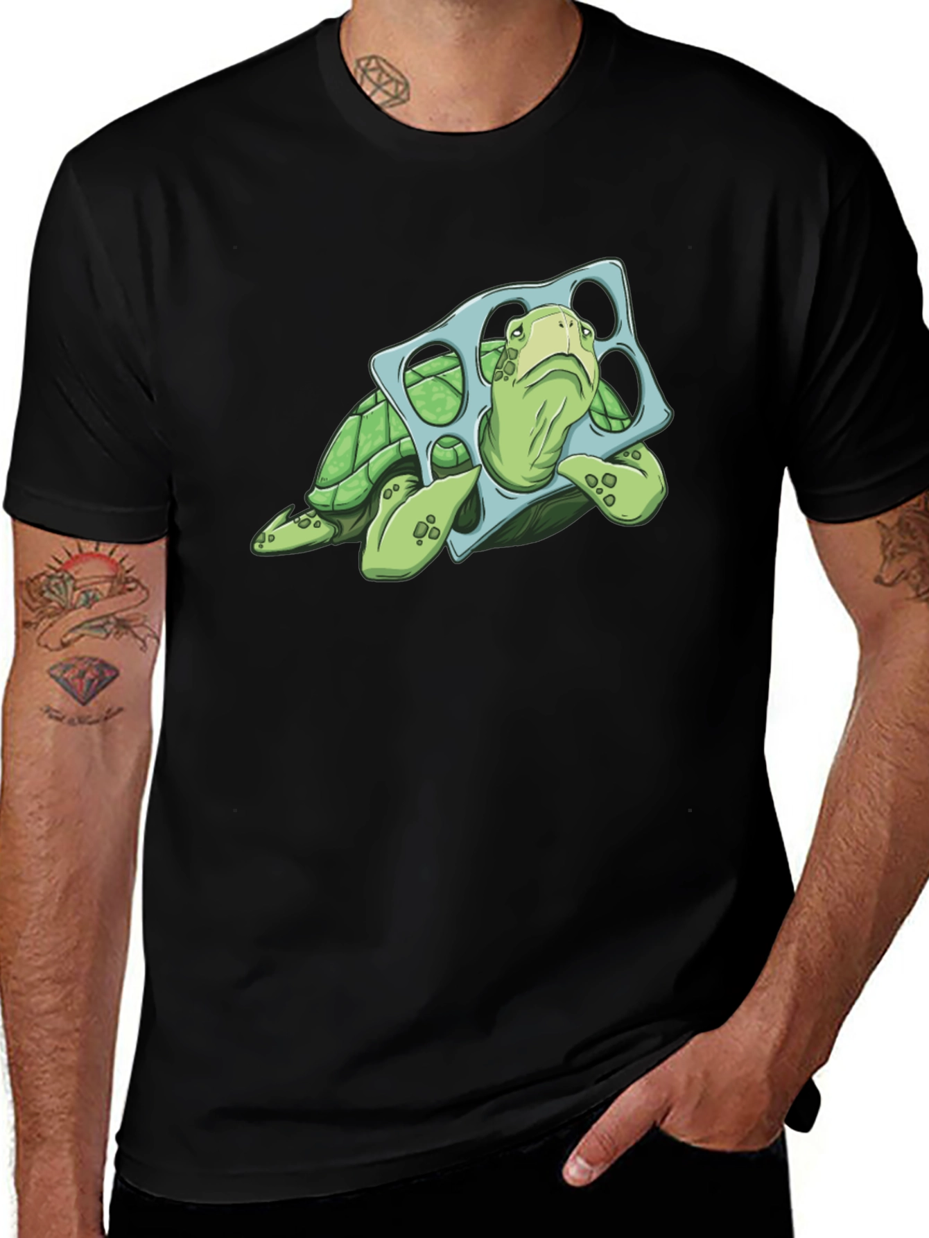 Variant 9 of Save the Turtles Graphic Tee