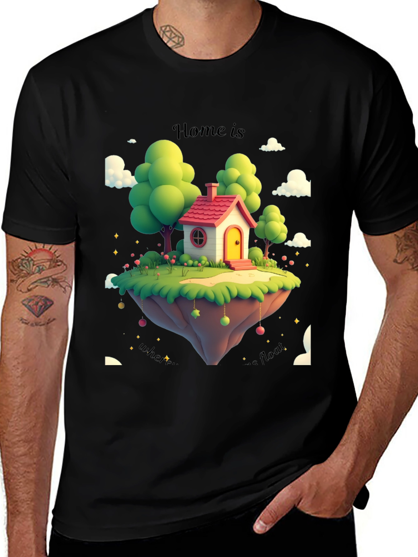 Variant 6 of Home Is Where We Float T-Shirt
