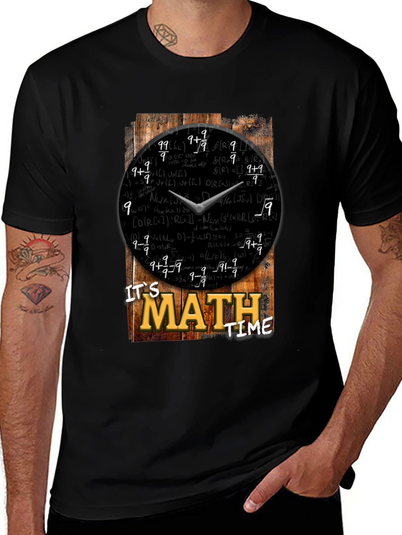 Variant 8 of It's Math Time Men's Graphic T-Shirt