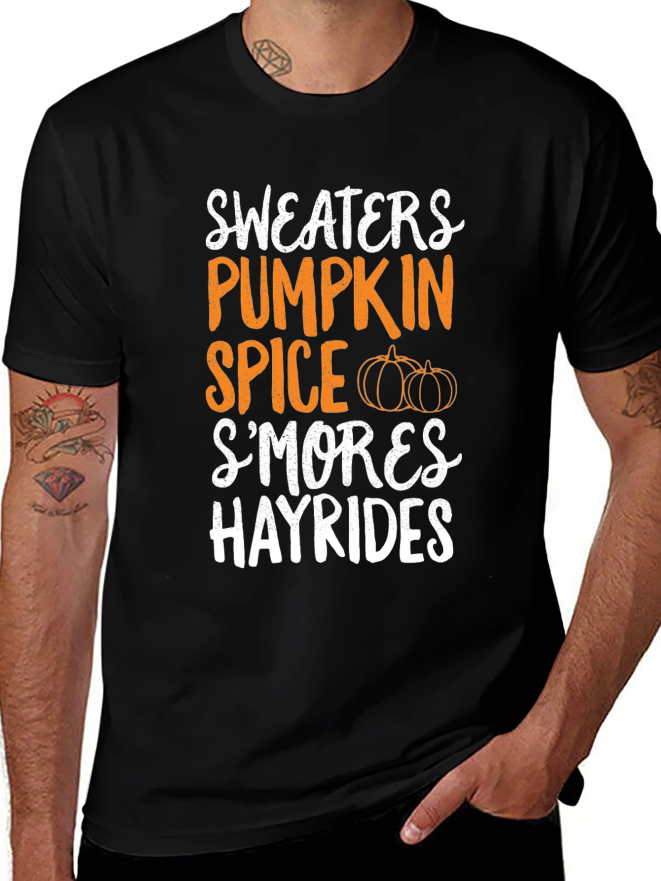 Variant 9 of Fall Favorites Graphic Tee - Sweaters, Pumpkin Spice, S'mores