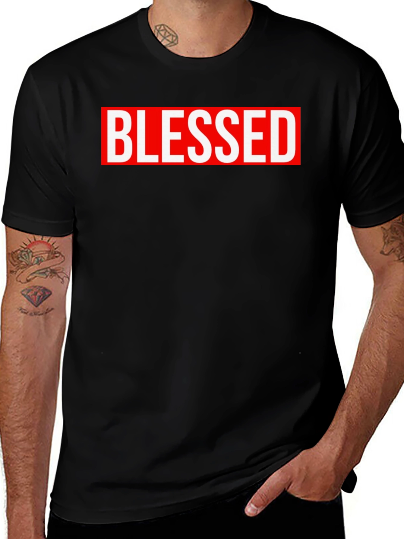 Variant 29 of Blessed Graphic Tee - Stylish & Comfortable