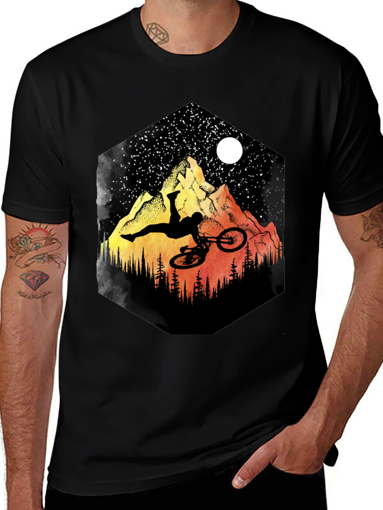 Variant 7 of Mountain Bike Stunt T-Shirt