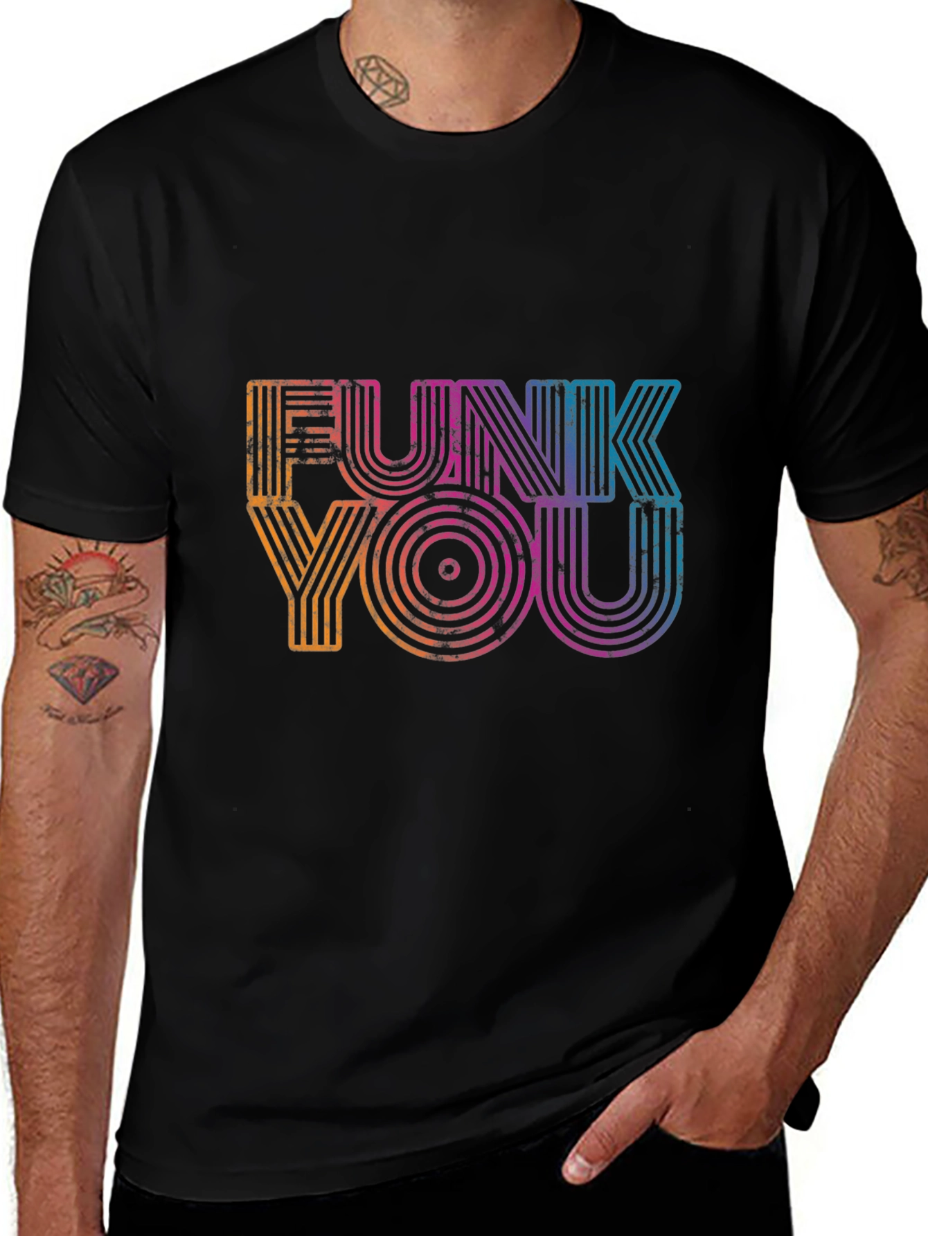 Variant 2 of Funk You Retro T-Shirt - Graphic Tee for Music Lovers