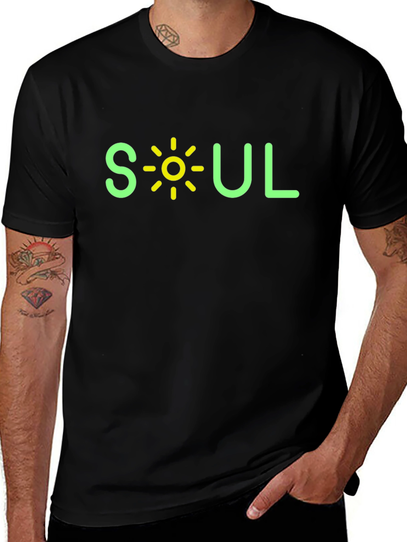 Variant 29 of Soul Sun Graphic T-Shirt - Comfort and Style