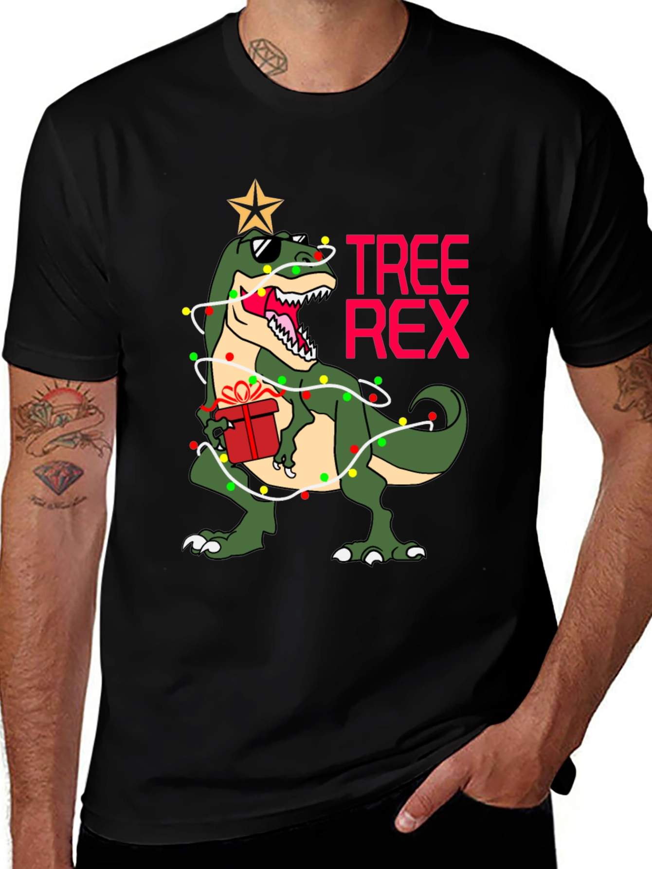 Tree Rex Christmas T-Shirt