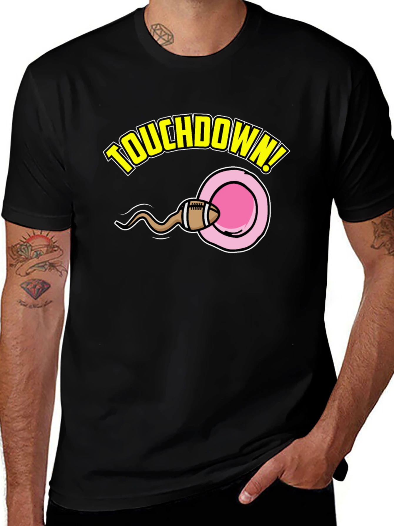 Variant 10 of Touchdown Funny Graphic T-Shirt