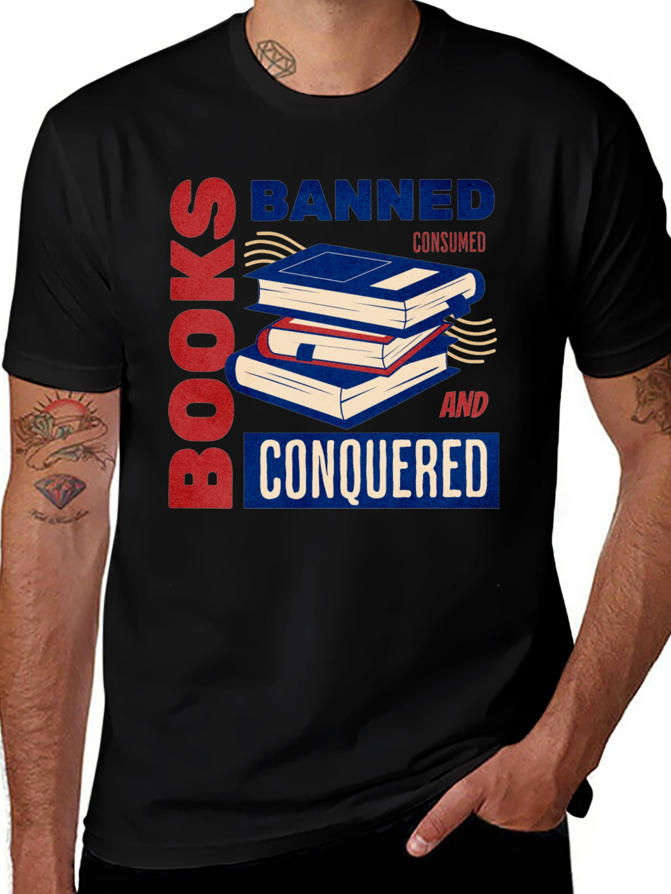 Banned Books Consumed And Conquered T-Shirt