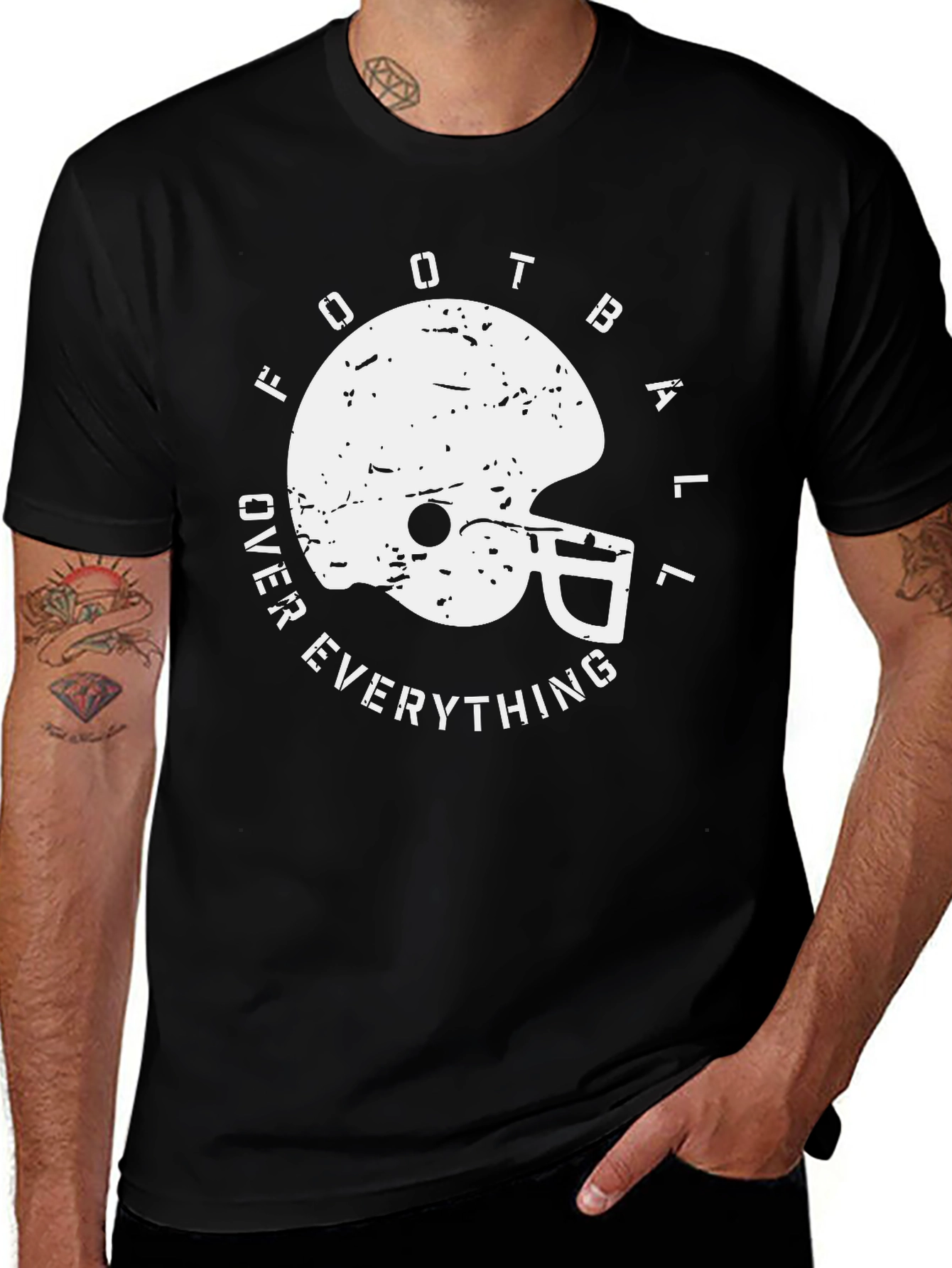 Variant 25 of Football Over Everything Graphic Tee