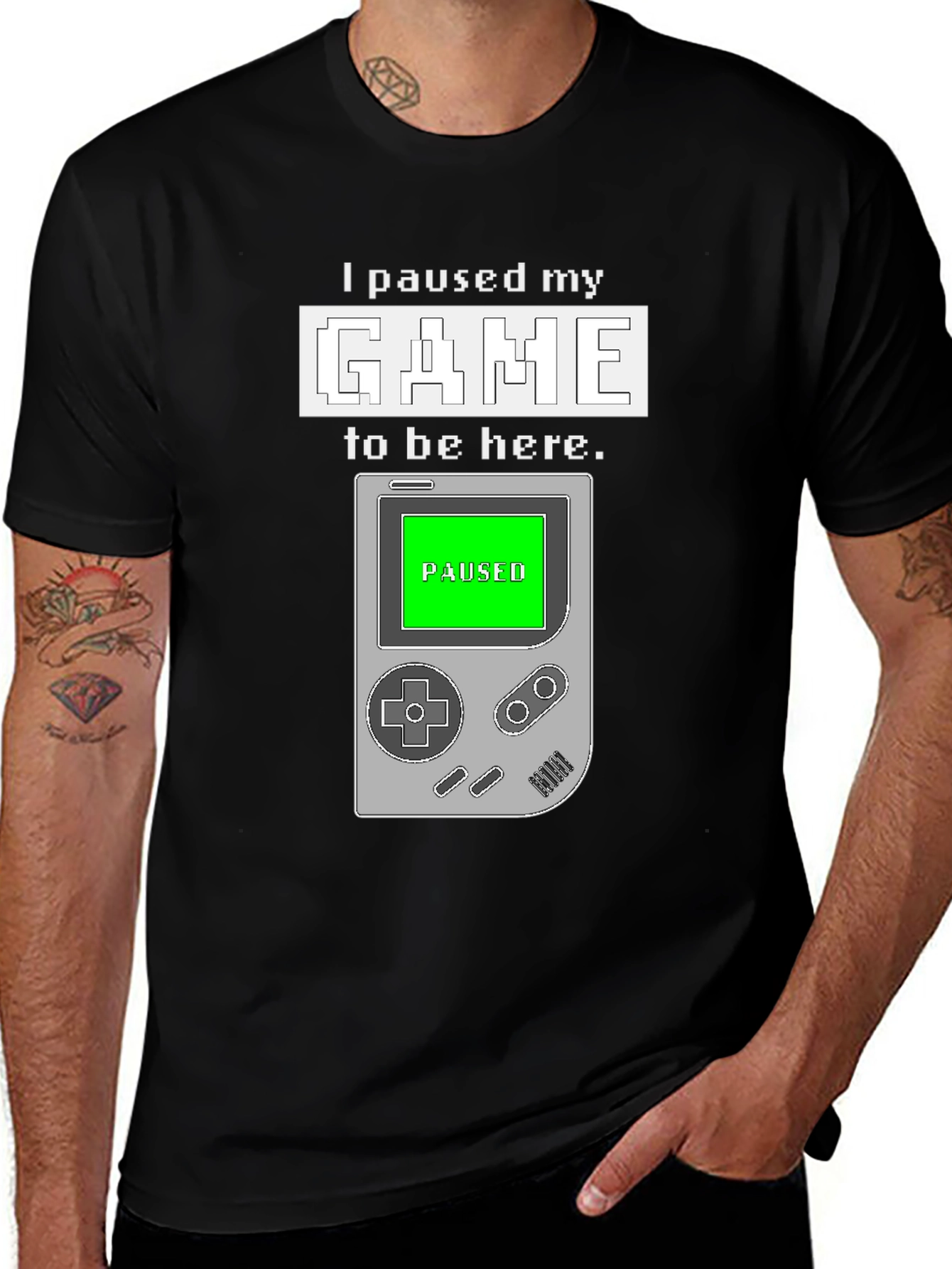 Variant 15 of Paused Game T-Shirt: Gamer's Statement Tee