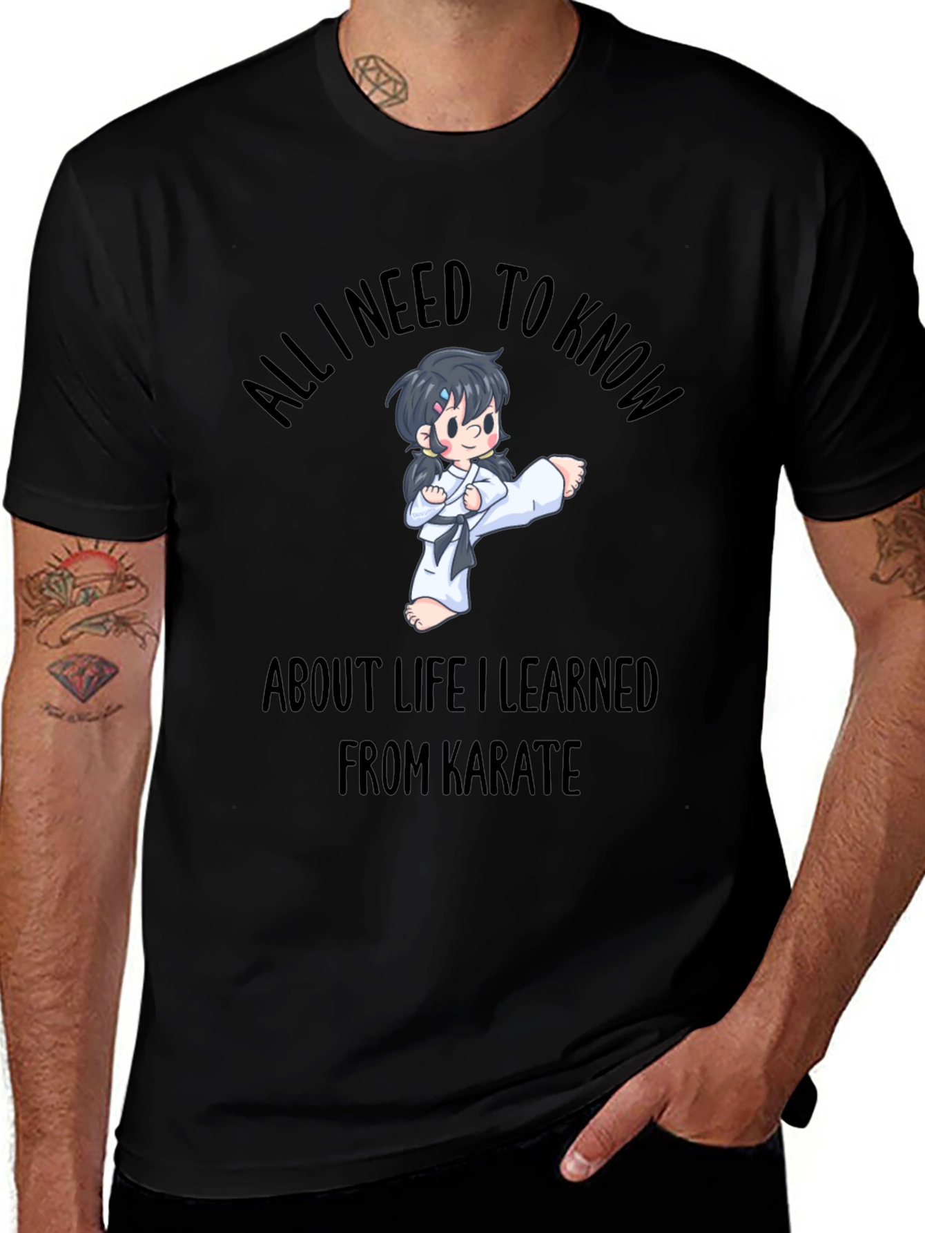 Variant 25 of Karate Life Lessons Graphic T-Shirt
