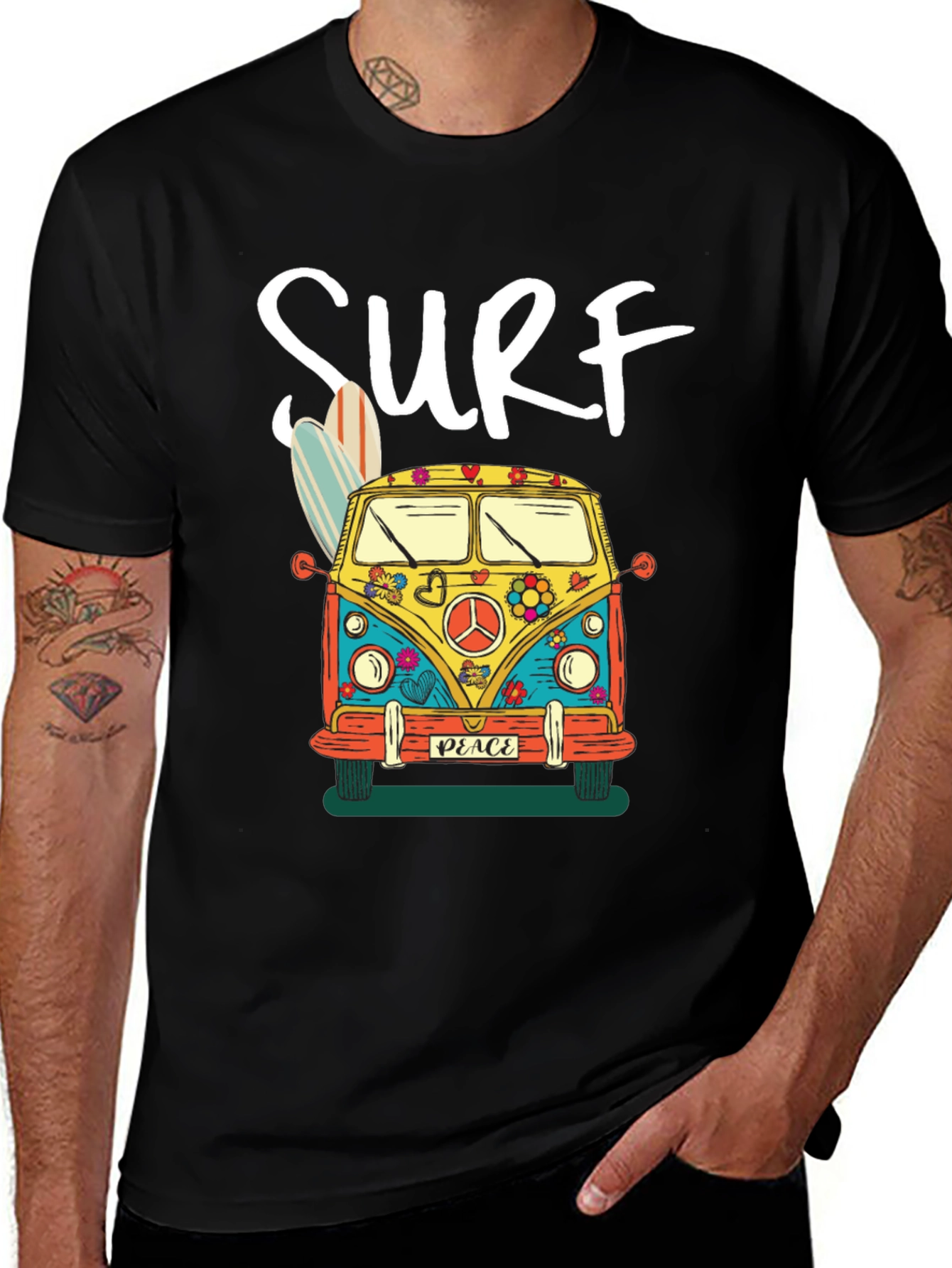 Variant 12 of Surf Bus Graphic Tee - Retro Style
