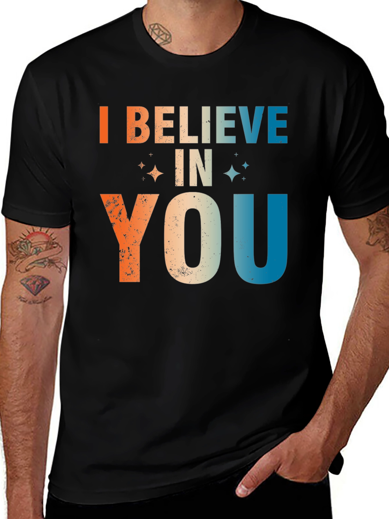Variant 7 of Believe In You Graphic Tee - Inspiring Positive Message