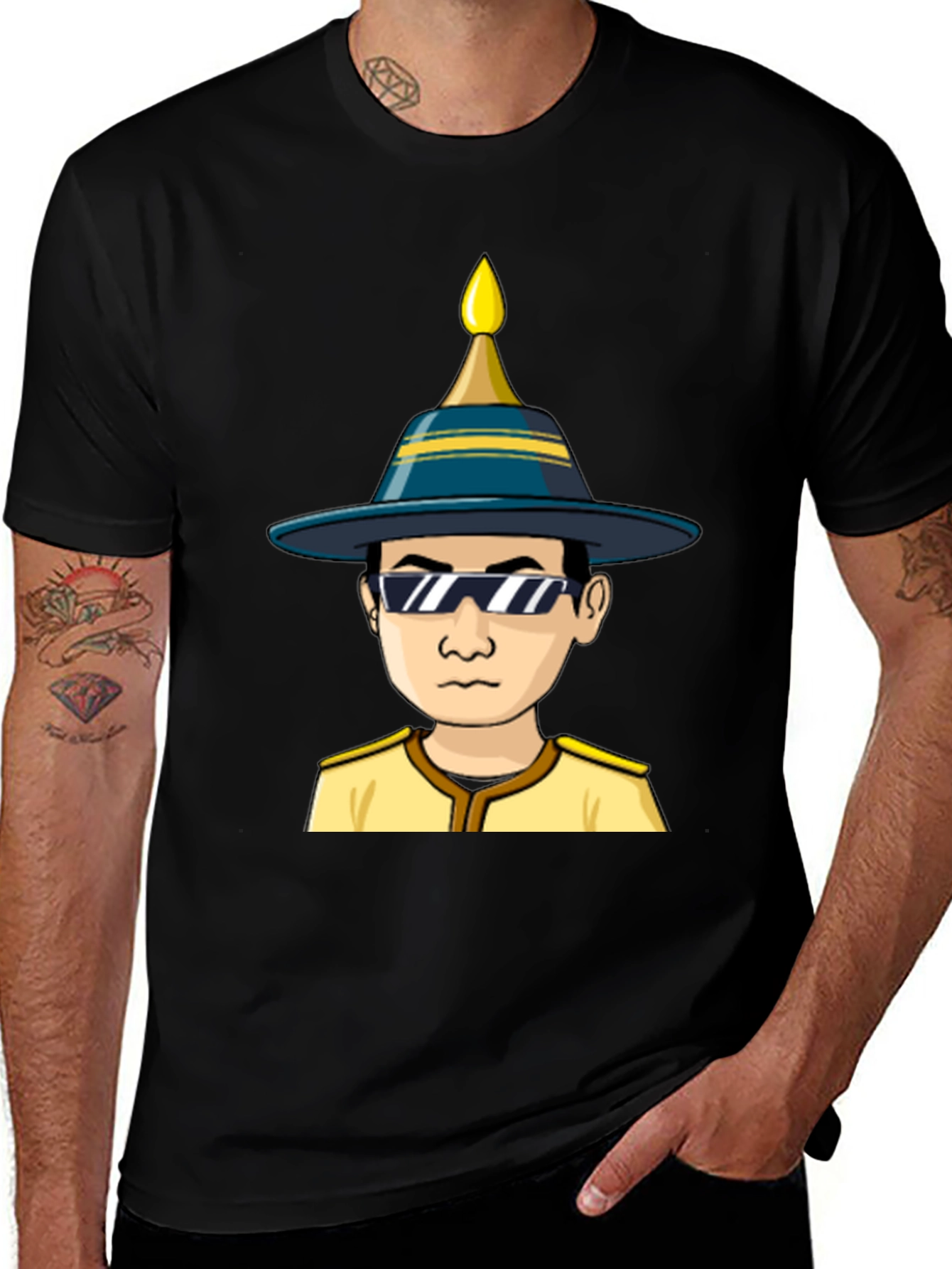 Variant 18 of Cool Cartoon Character Graphic T-Shirt