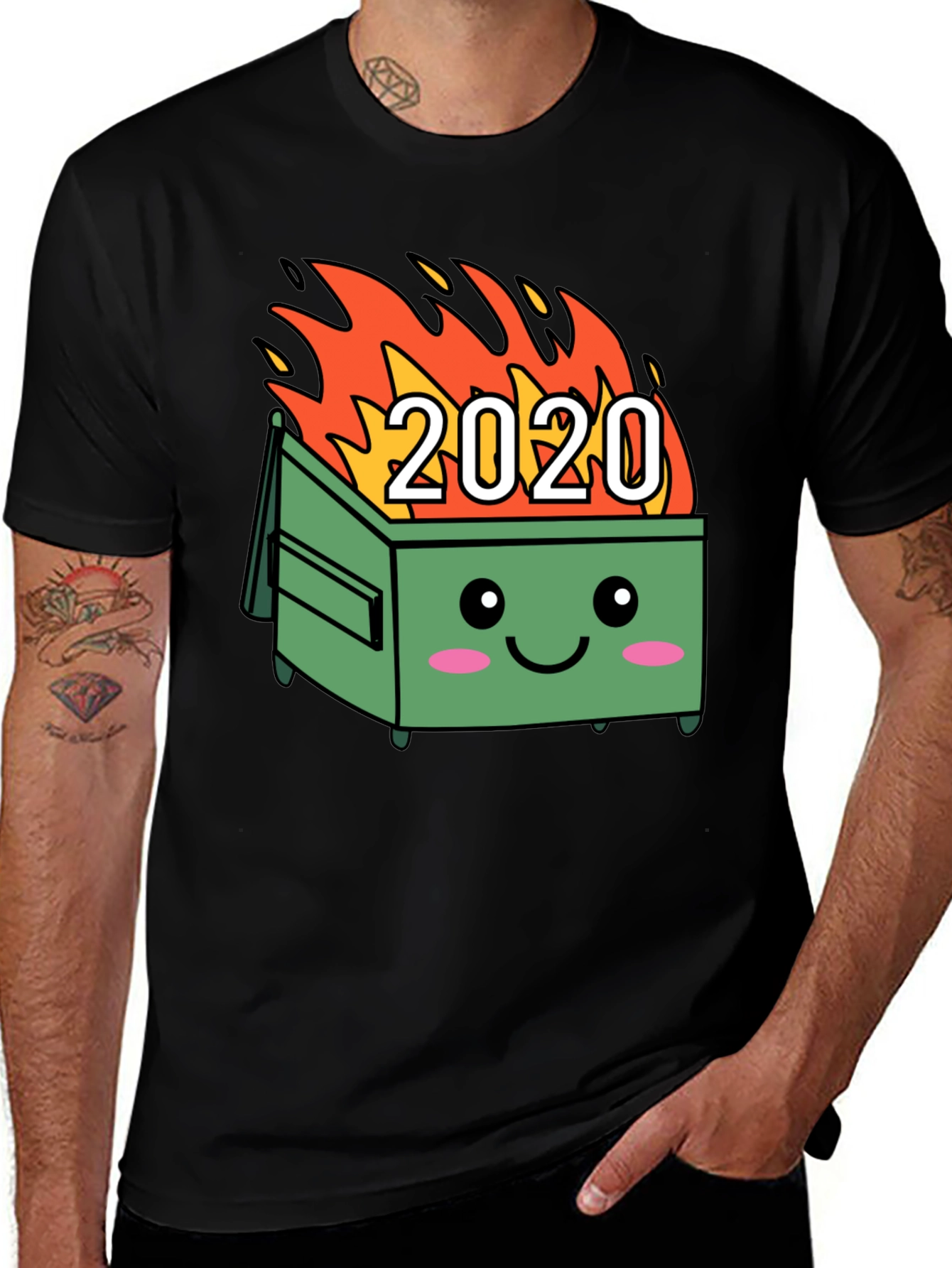 Variant 28 of 2020 Dumpster Fire T-Shirt - Unisex Graphic Tee