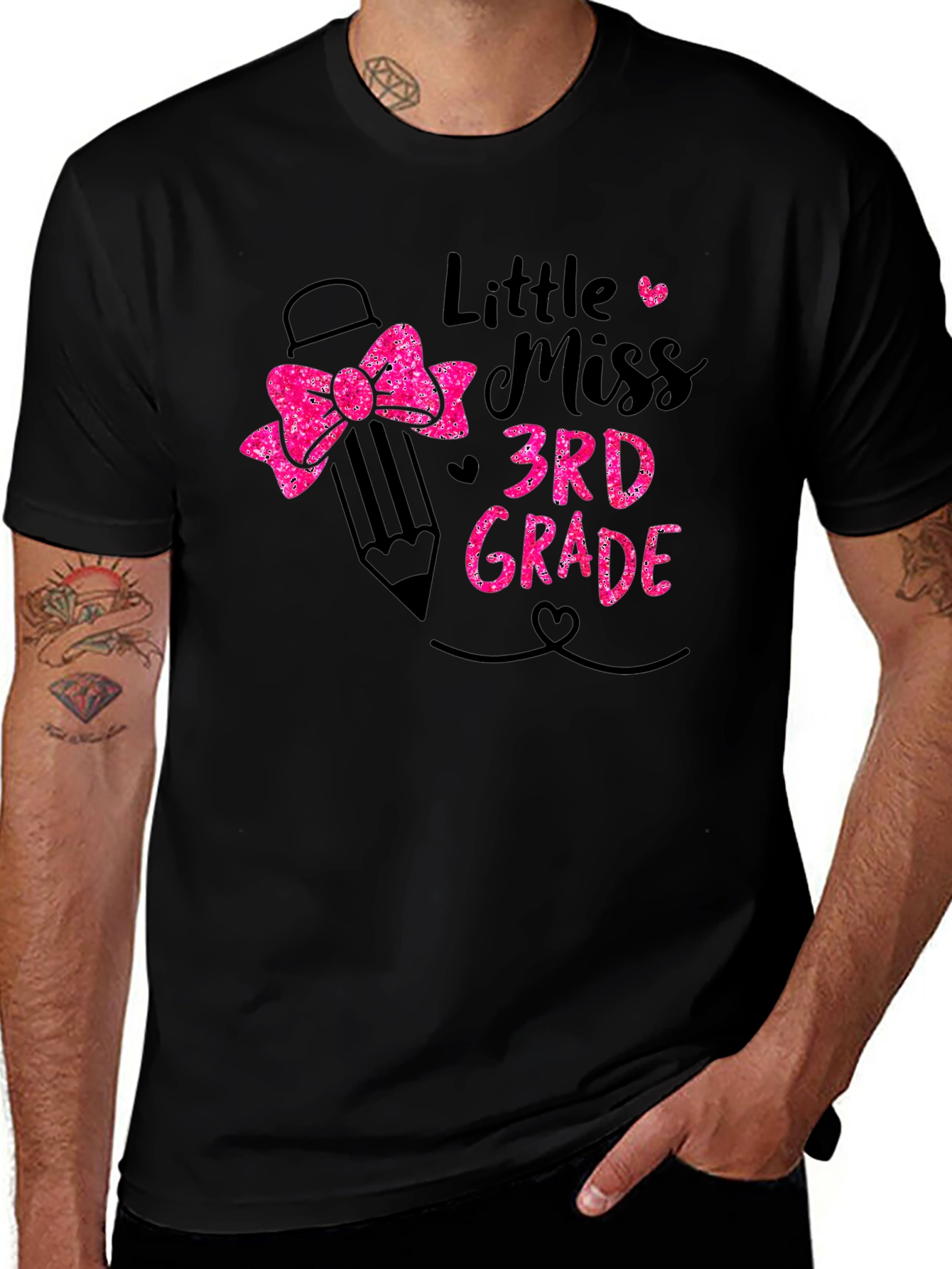 Little Miss 3rd Grade T-Shirt - Back to School Outfit