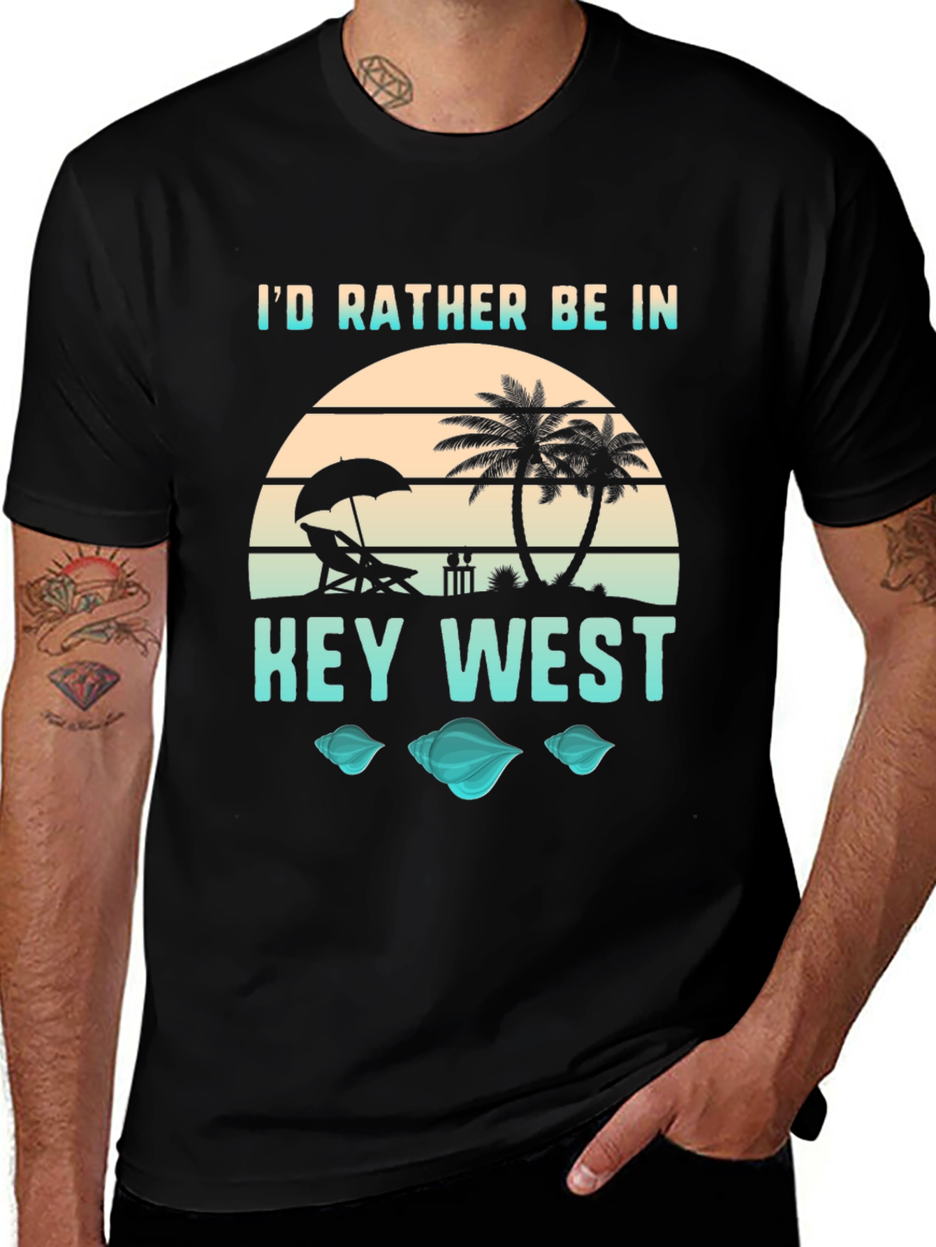 Variant 18 of Key West T-Shirt: I'd Rather Be In Tee