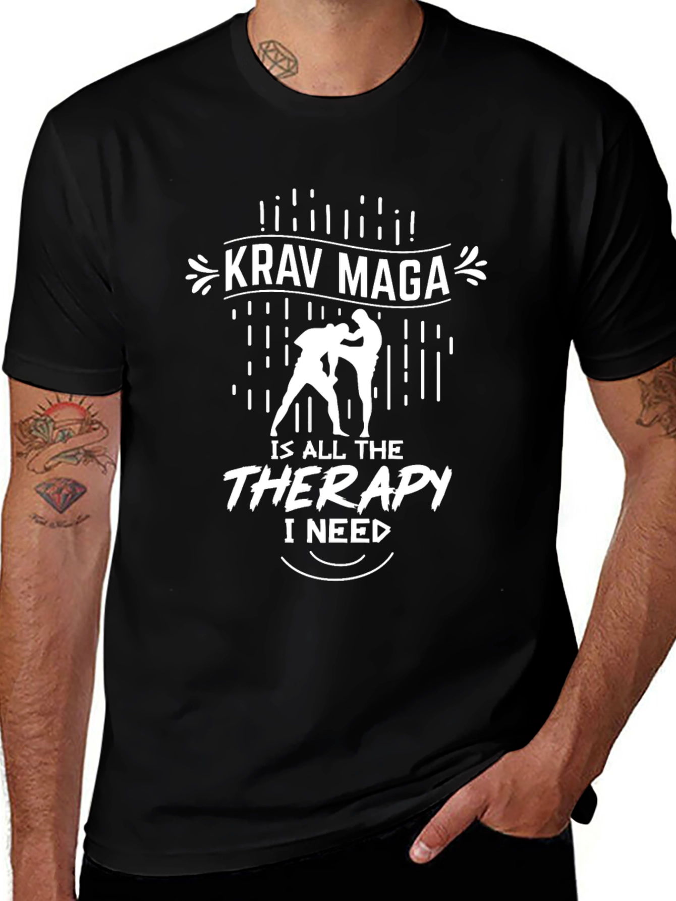 Krav Maga Therapy T-Shirt - Martial Arts Training Tee