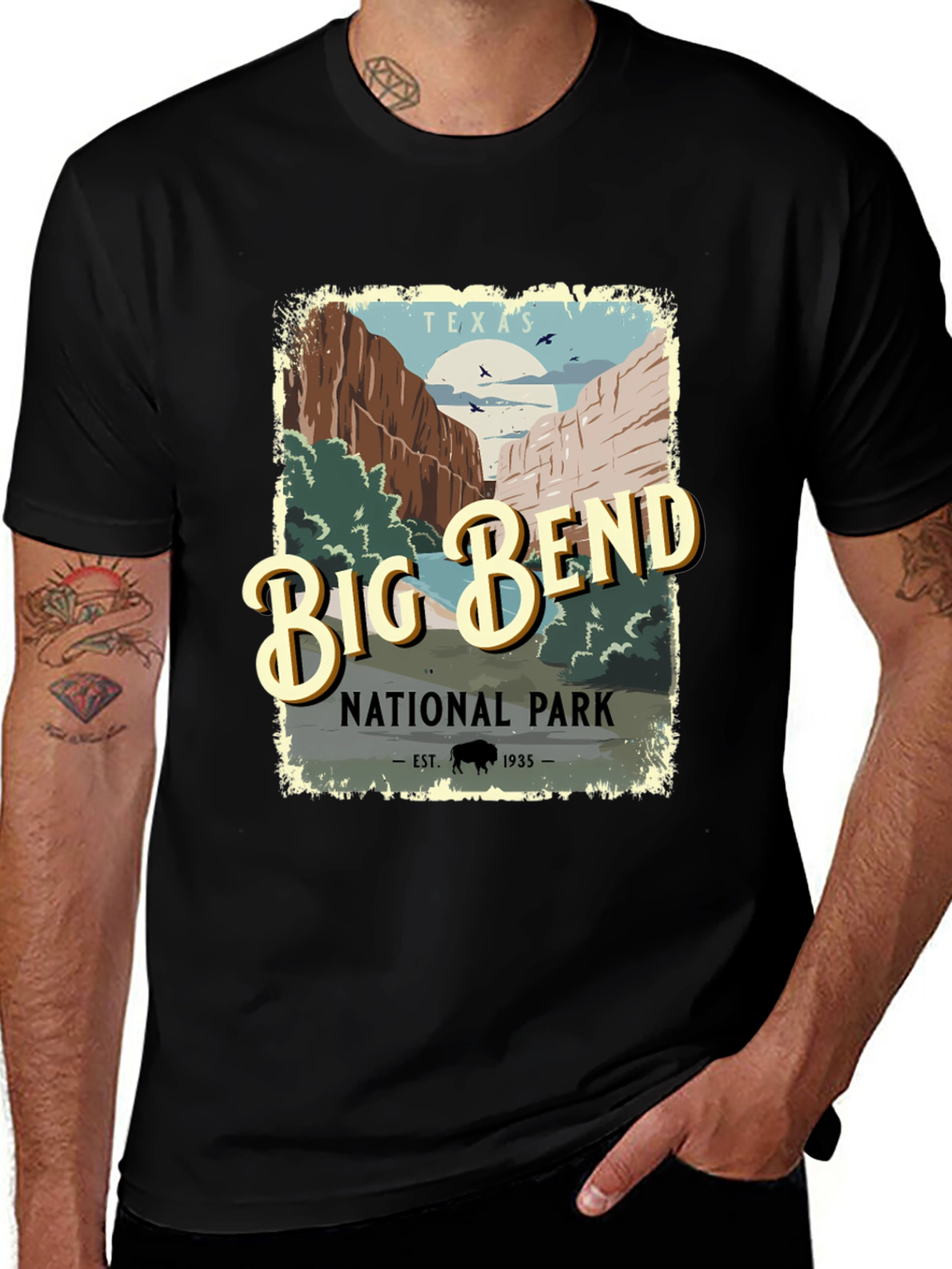 Variant 13 of Big Bend National Park Graphic T-Shirt