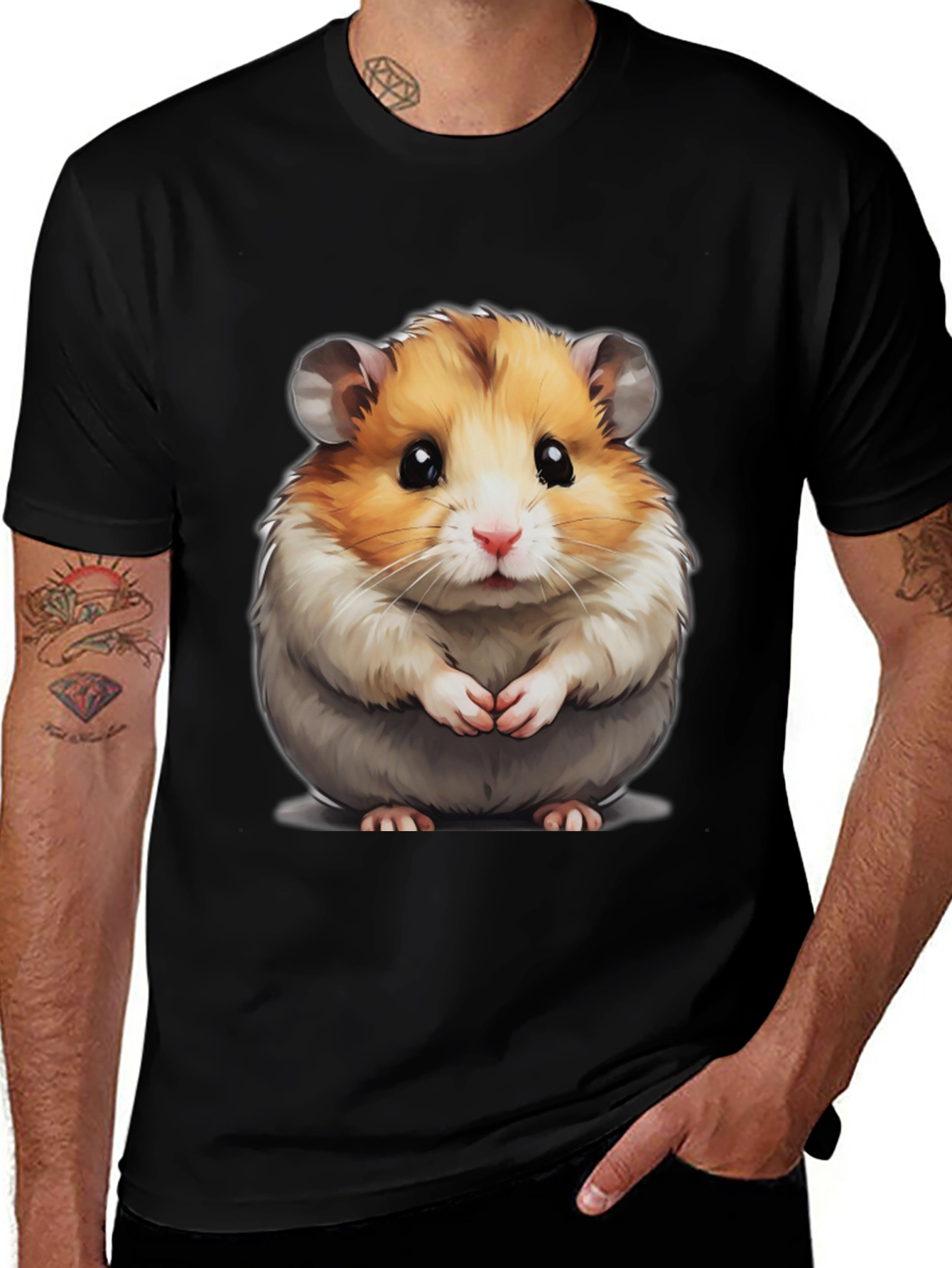 Variant 14 of Hamster Graphic Tee - Cute Rodent T-Shirt