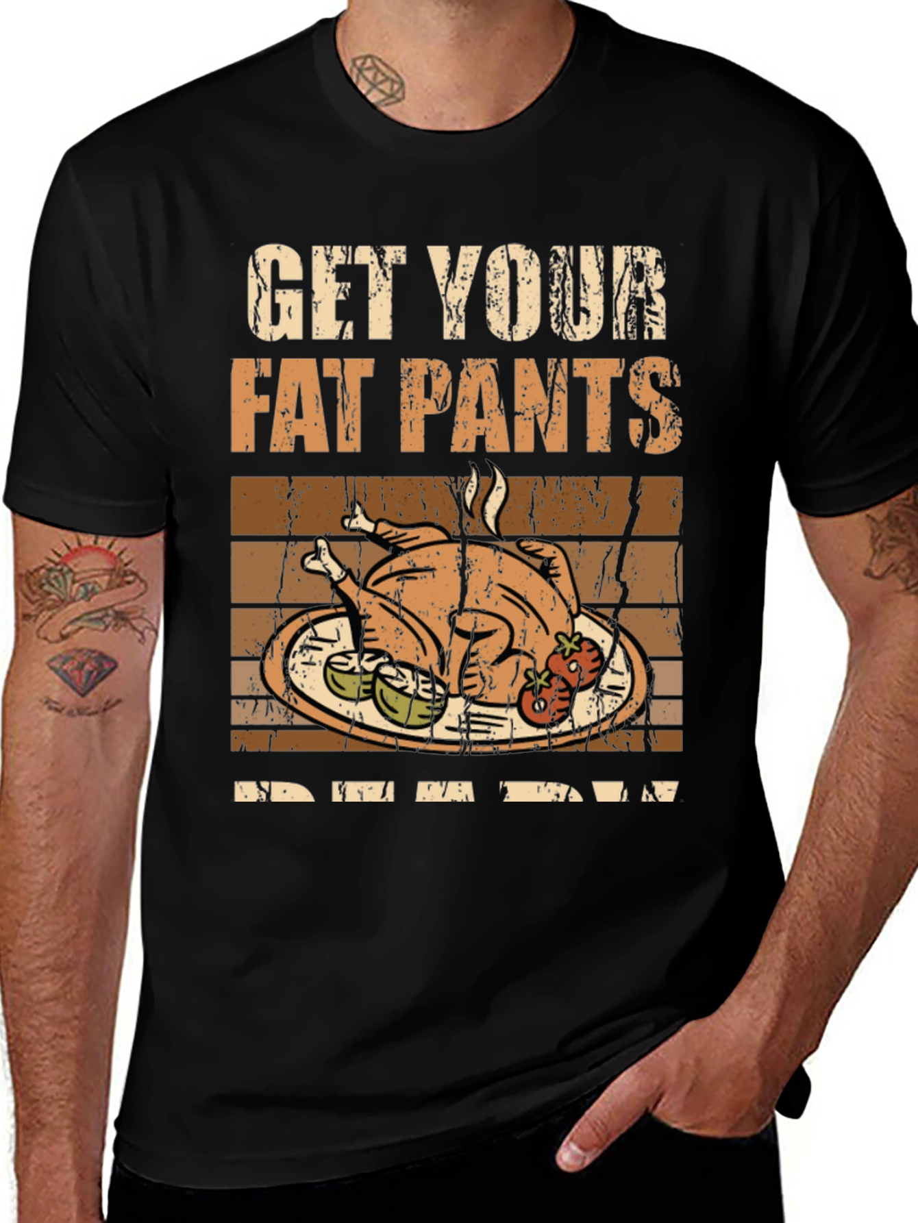 Get Your Fat Pants Thanksgiving T-Shirt