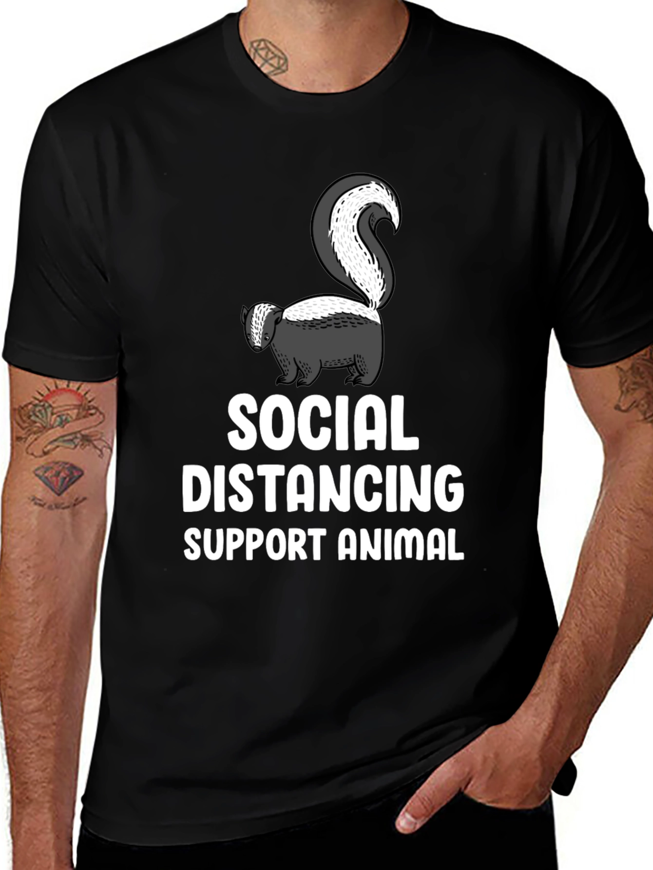 Social Distancing Support Animal T-Shirt
