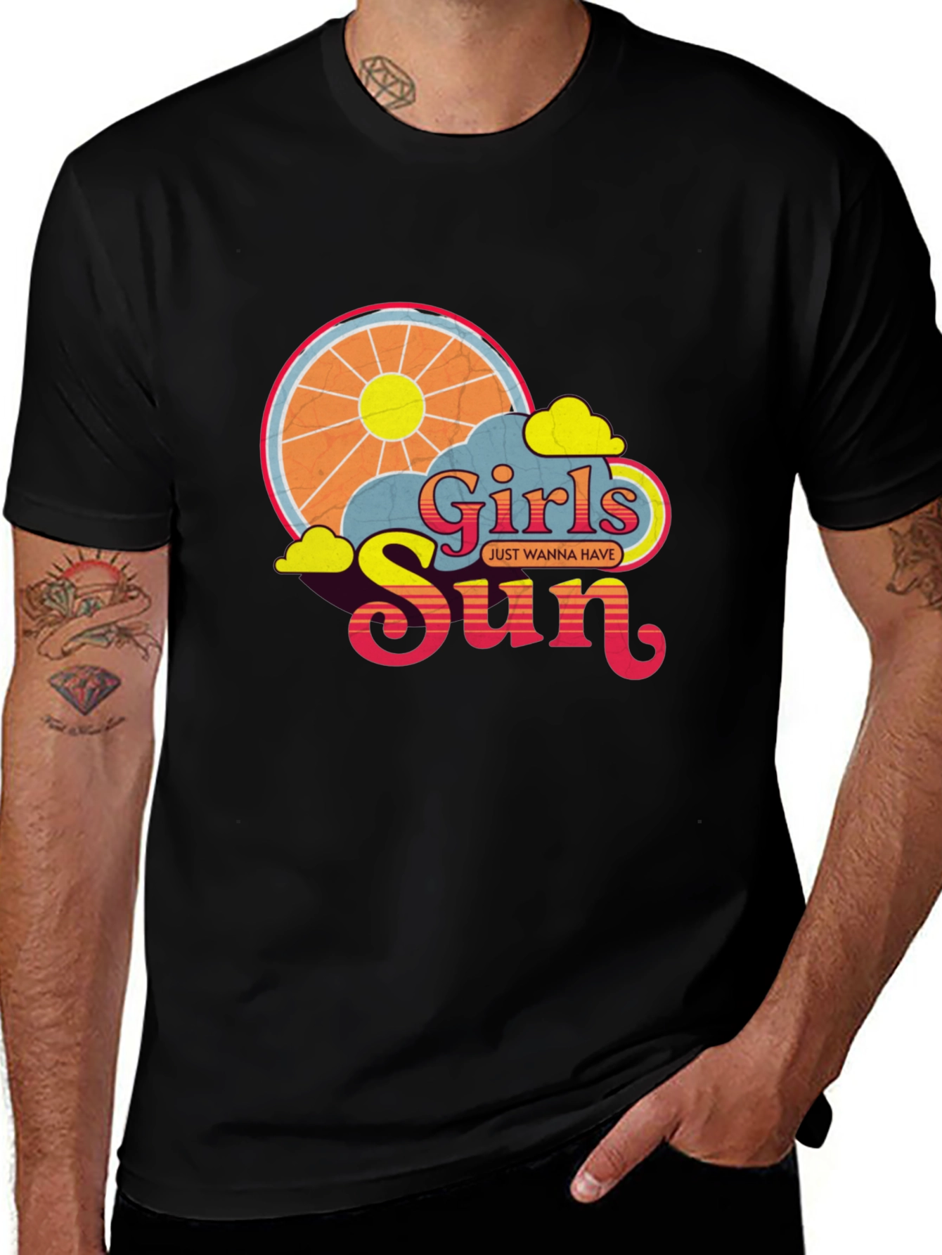 Variant 6 of Girls Just Wanna Have Sun Graphic Tee