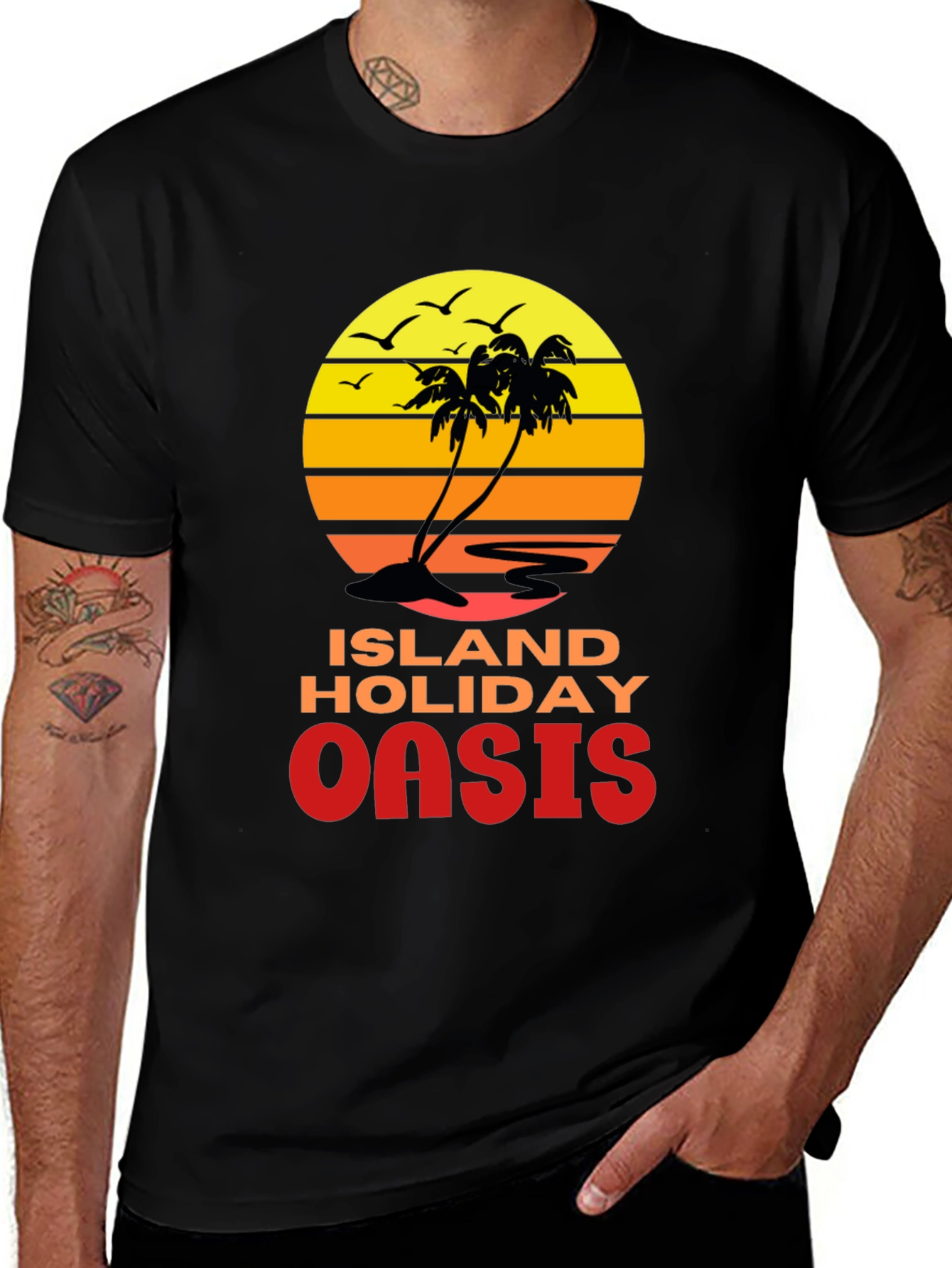 Variant 23 of Island Holiday Oasis T-Shirt