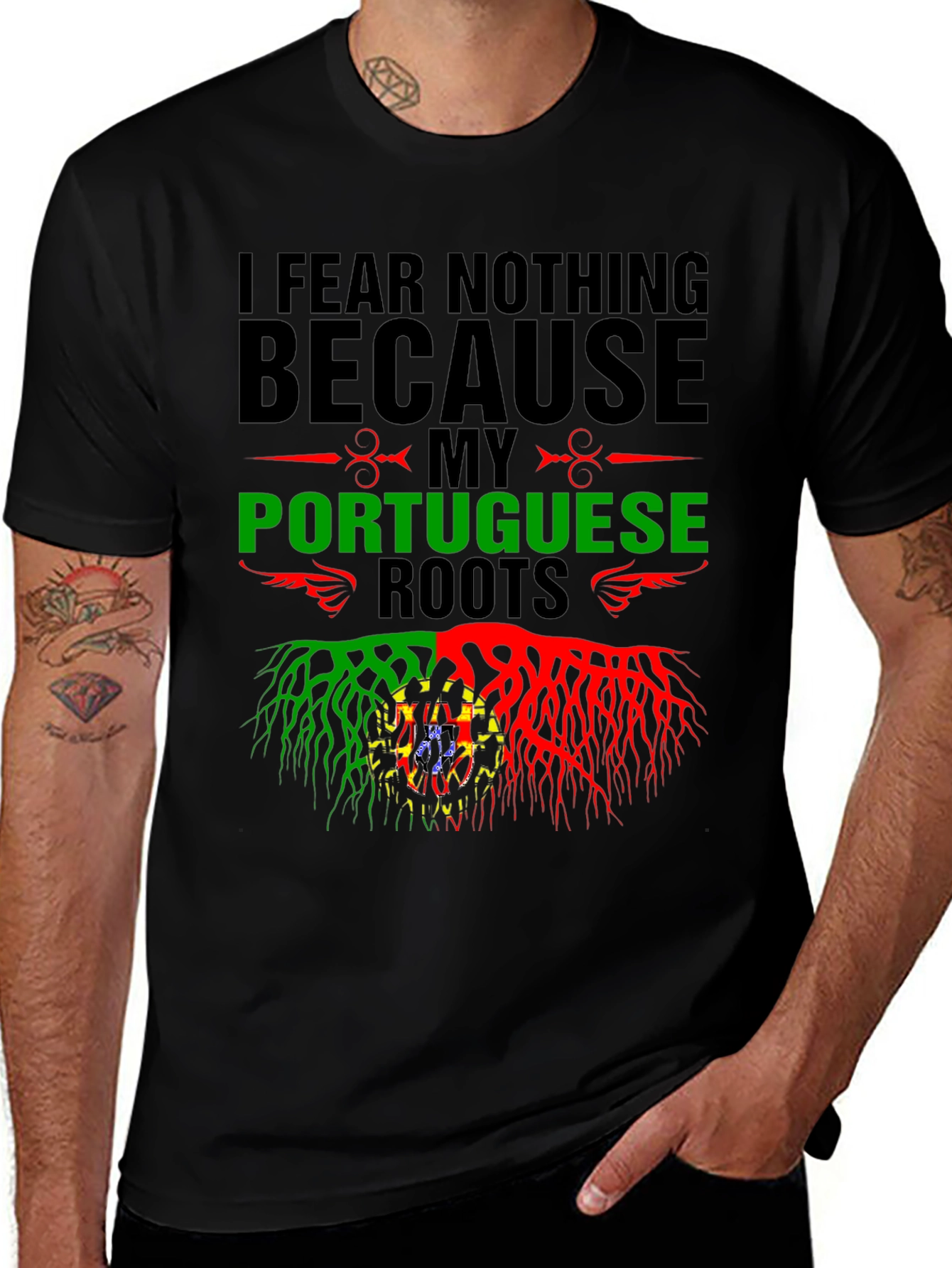 Portuguese Roots T-Shirt - I Fear Nothing