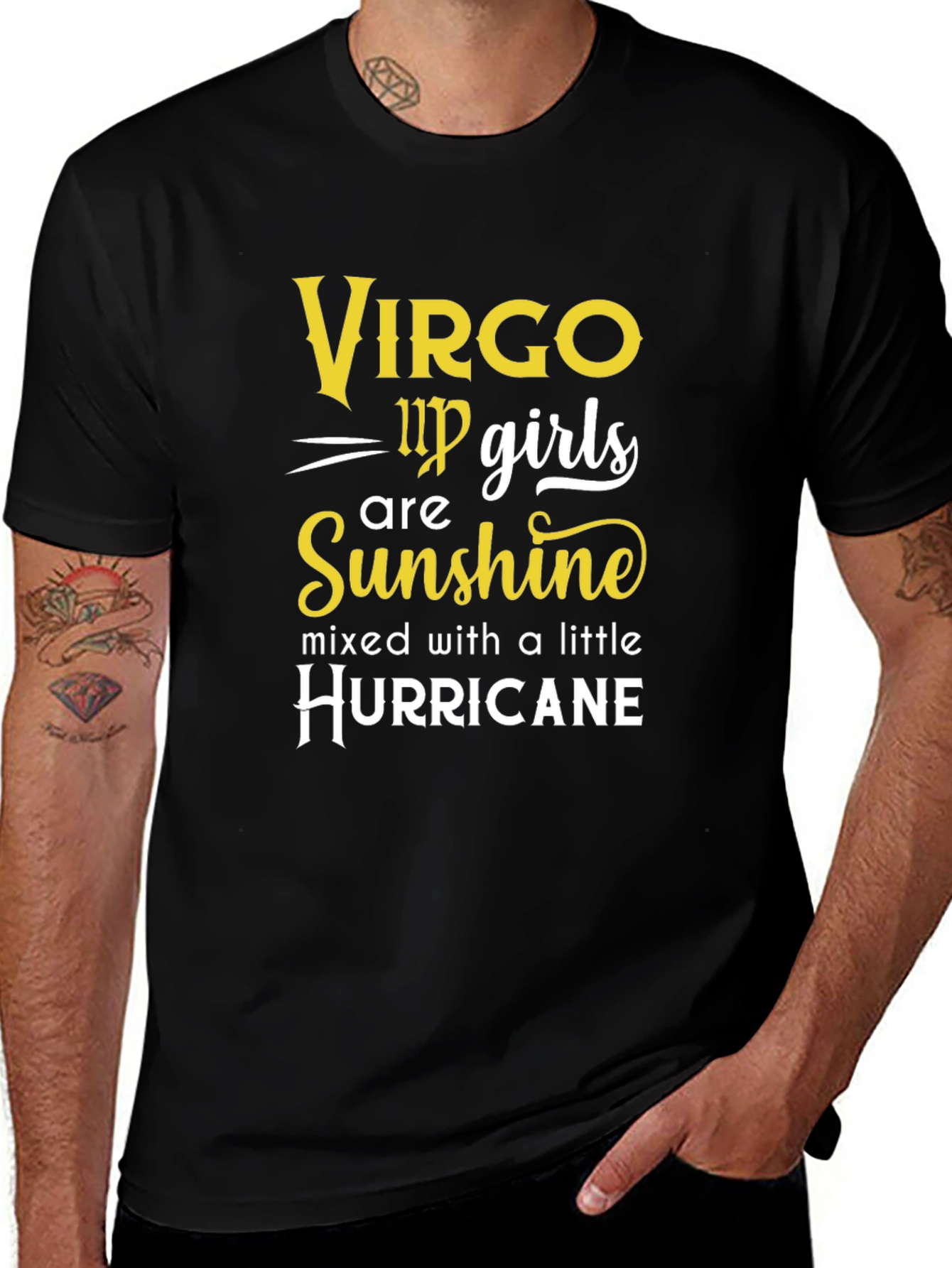 Virgo Girl Sunshine Hurricane Tee