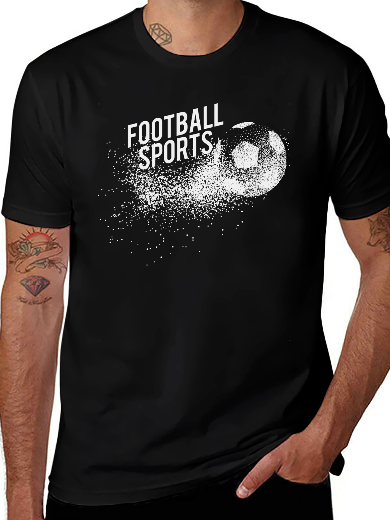 Variant 13 of Football Sports Graphic Print T-Shirt