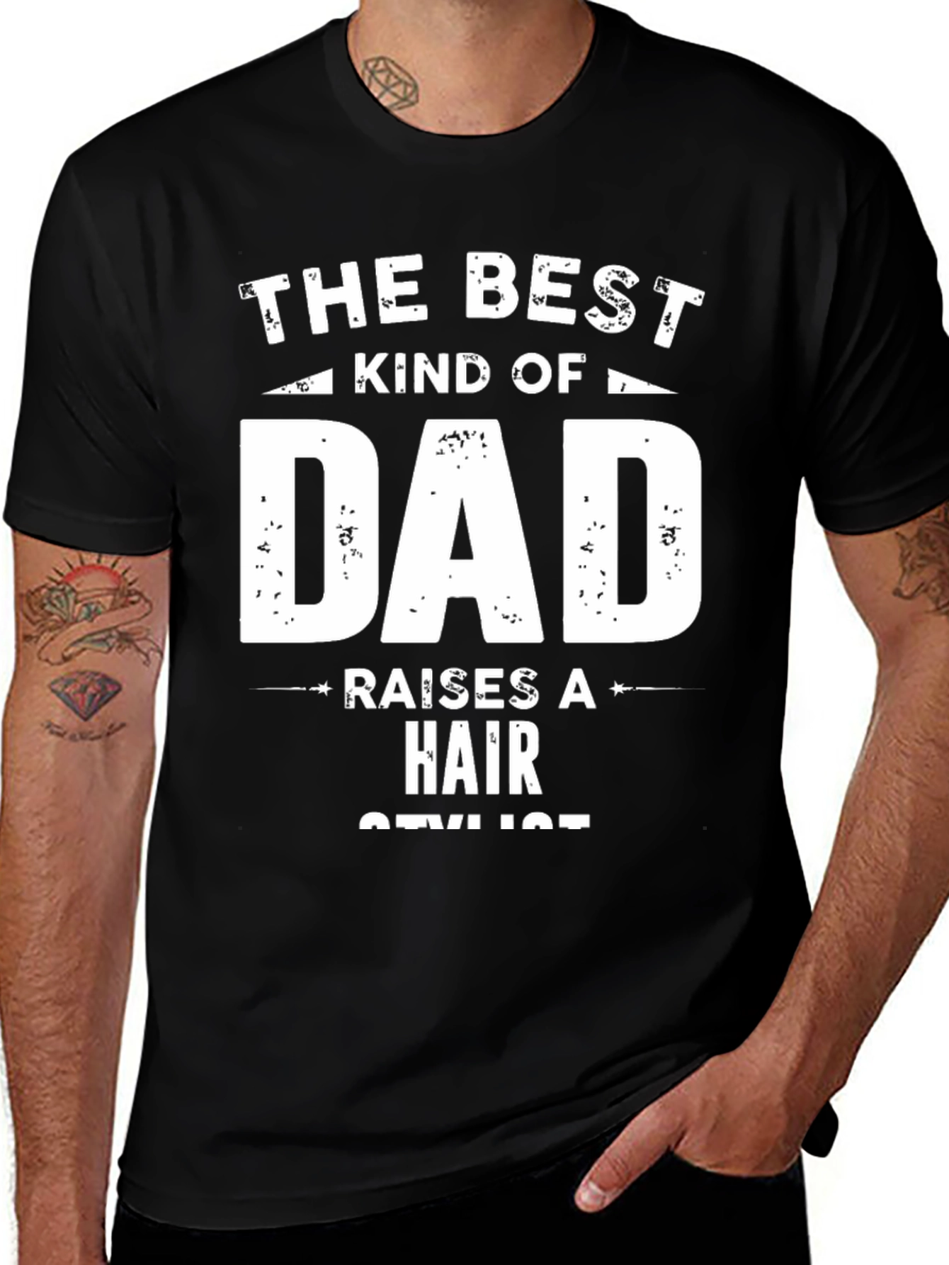 Variant 22 of Best Kind of Dad Hair Stylist T-Shirt